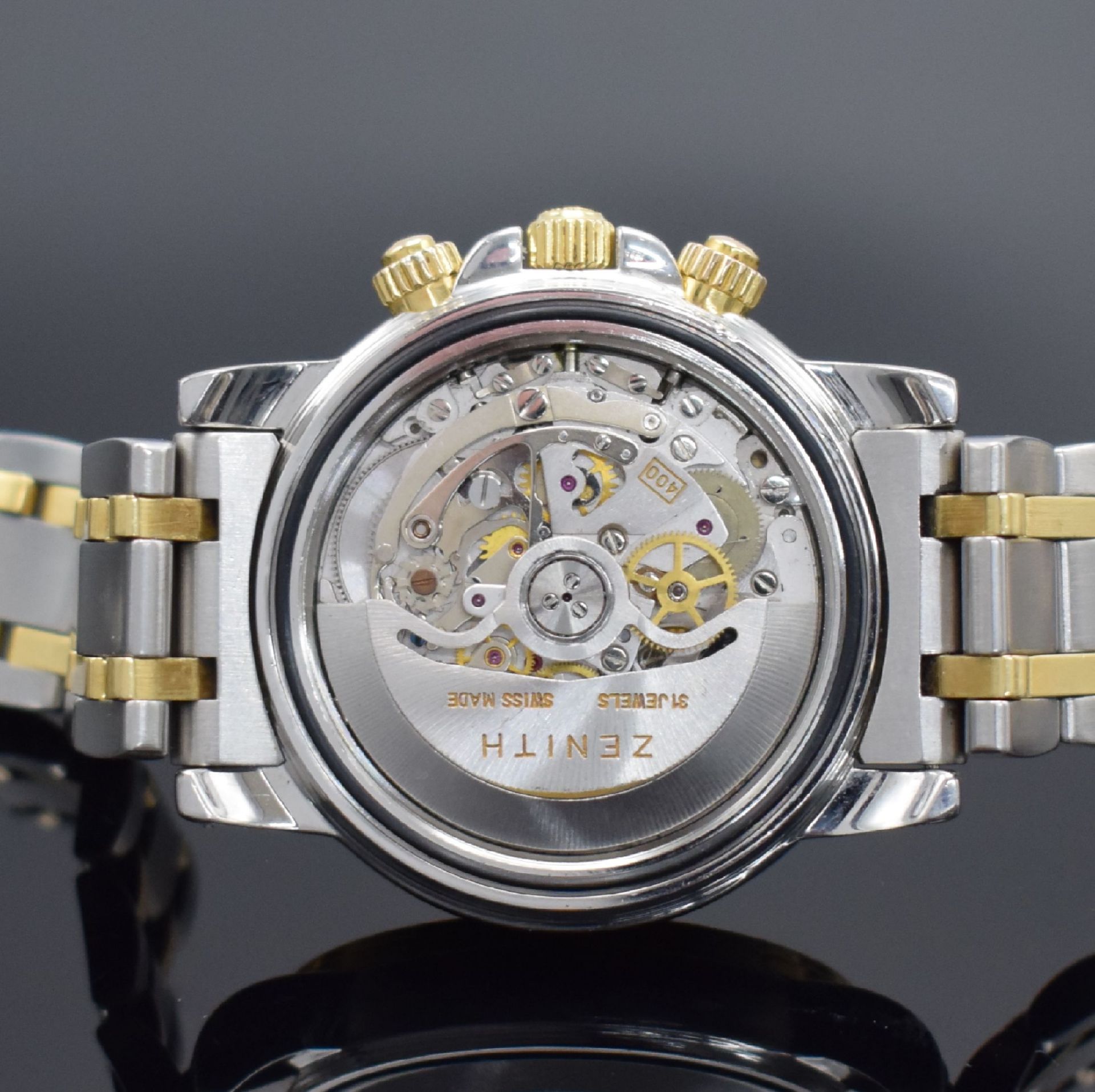 ZENITH El Primero Rainbow Herrenchronograph in Stahl/Gold - Image 6 of 8