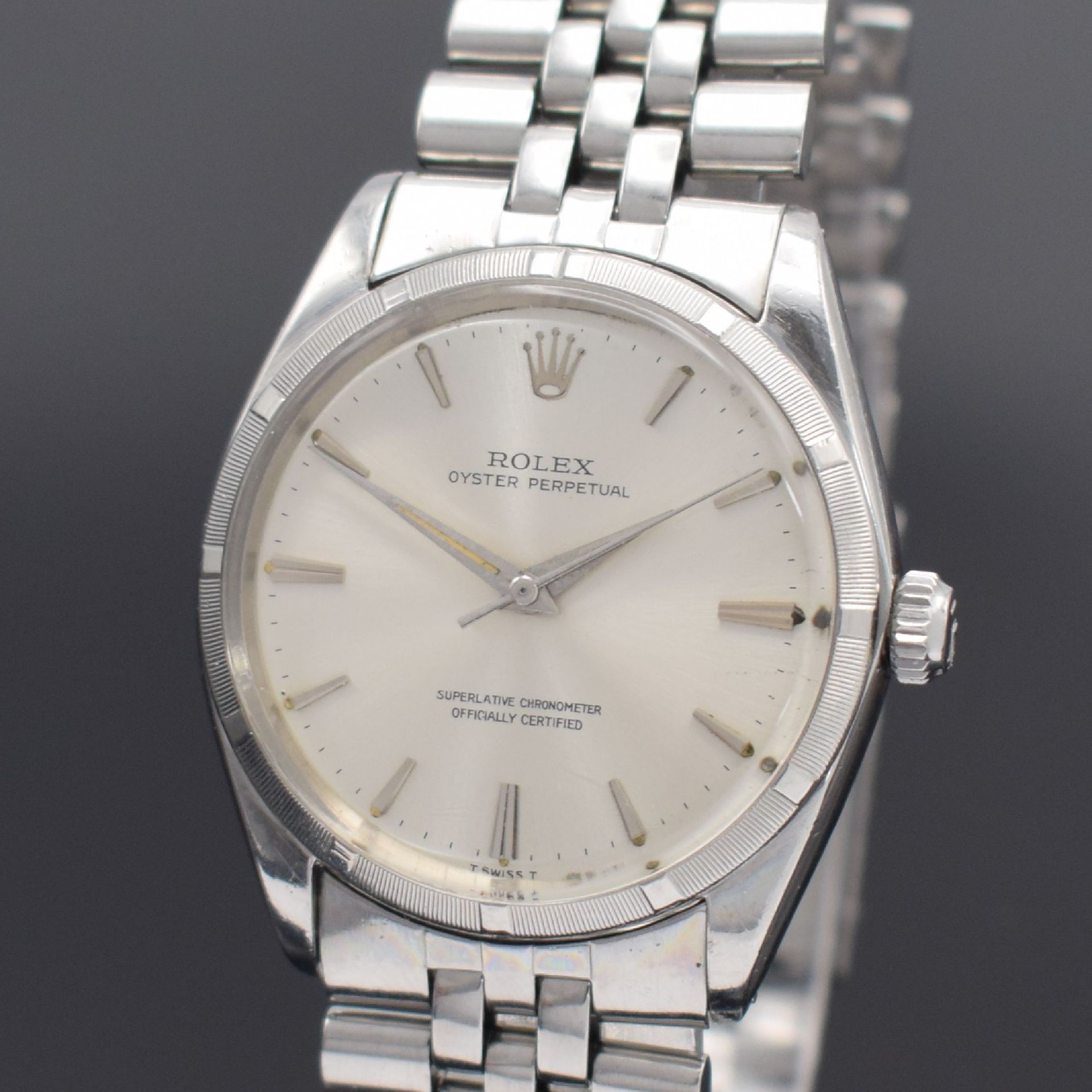 ROLEX Herrenarmbanduhr Oyster Perpetual Referenz - Image 2 of 5