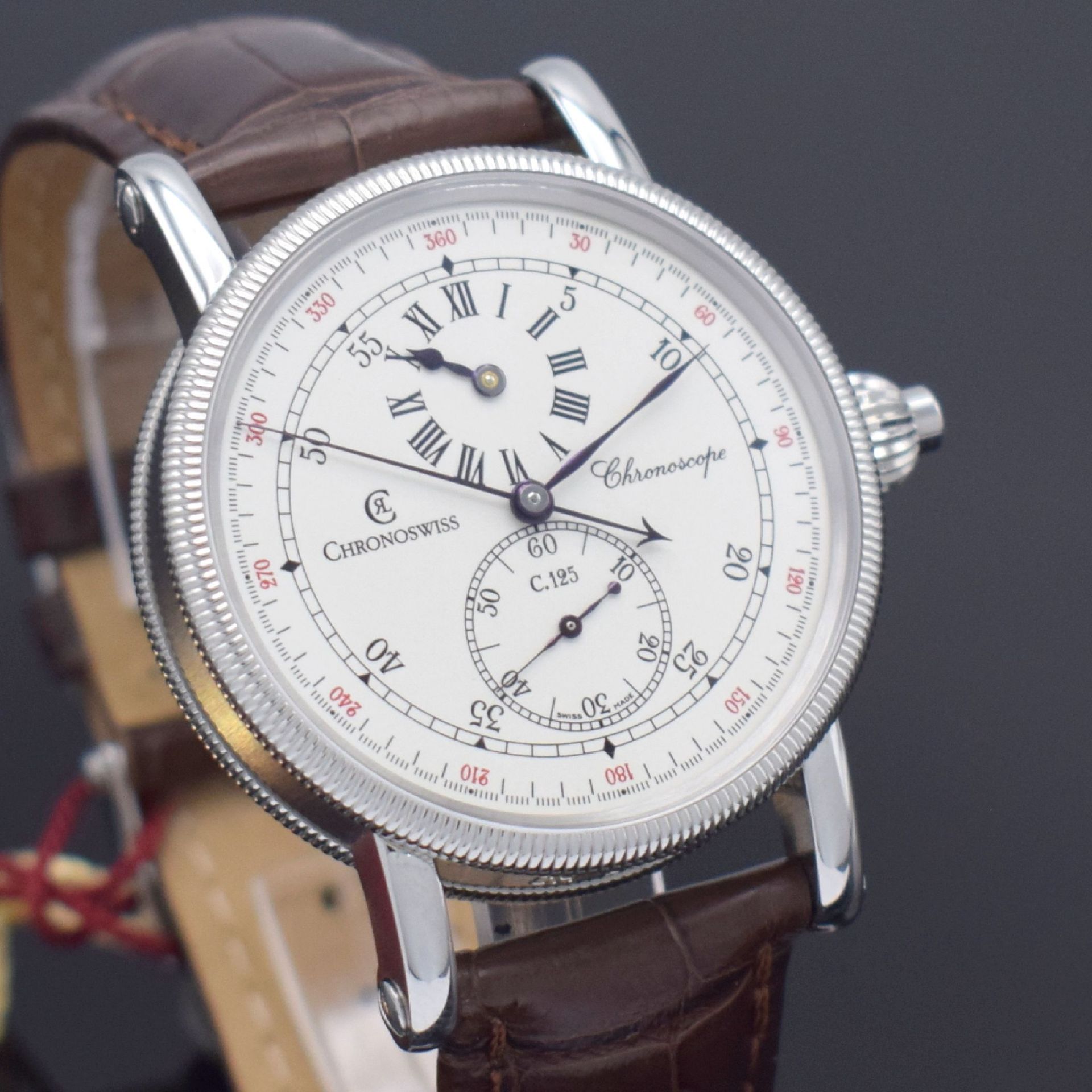 CHRONOSWISS Chronoscope Herrenarmbanduhr mit Chronograph - Image 6 of 7