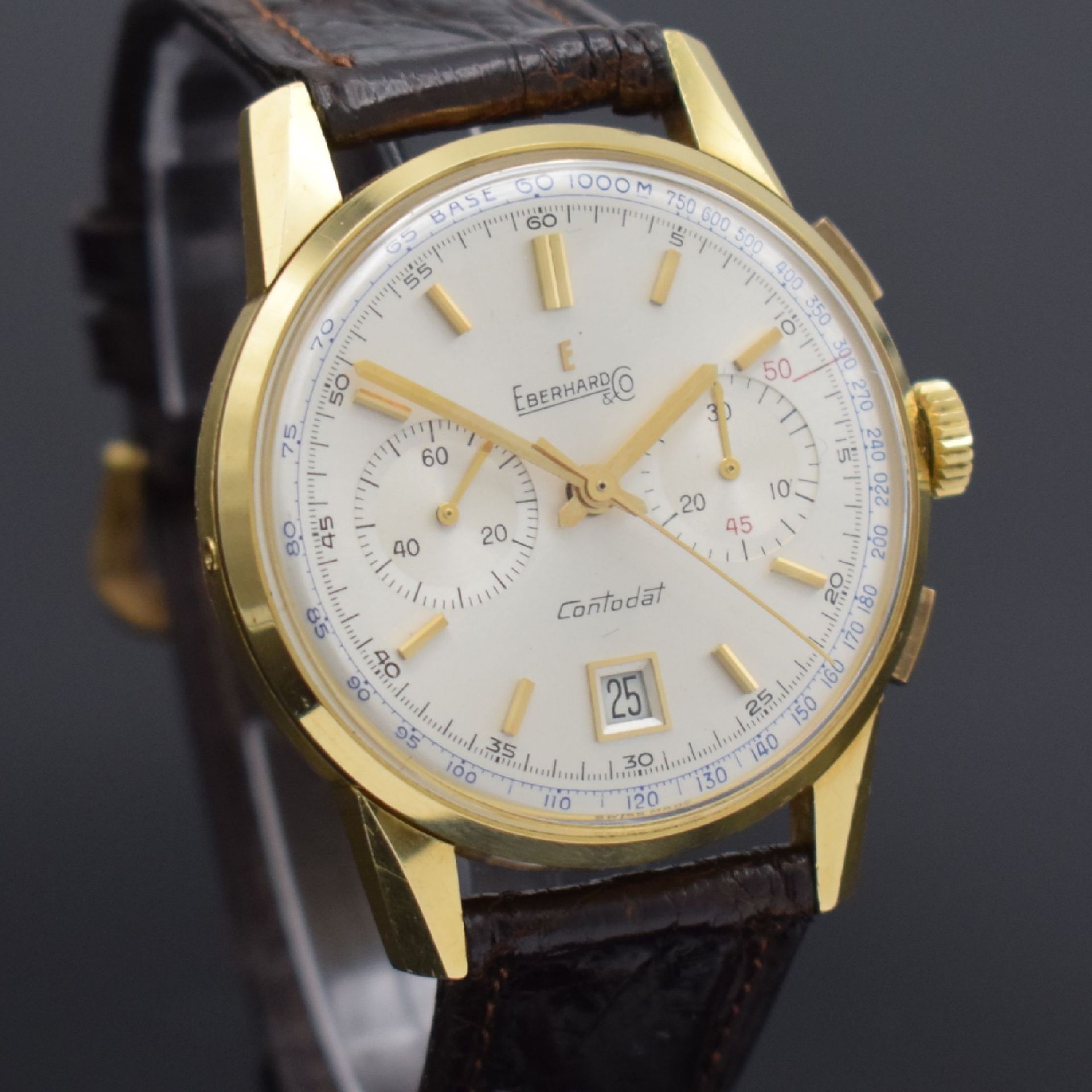 EBERHARD & CO. Contodat Armbandchronograph mitSchaltrad in - Bild 7 aus 11