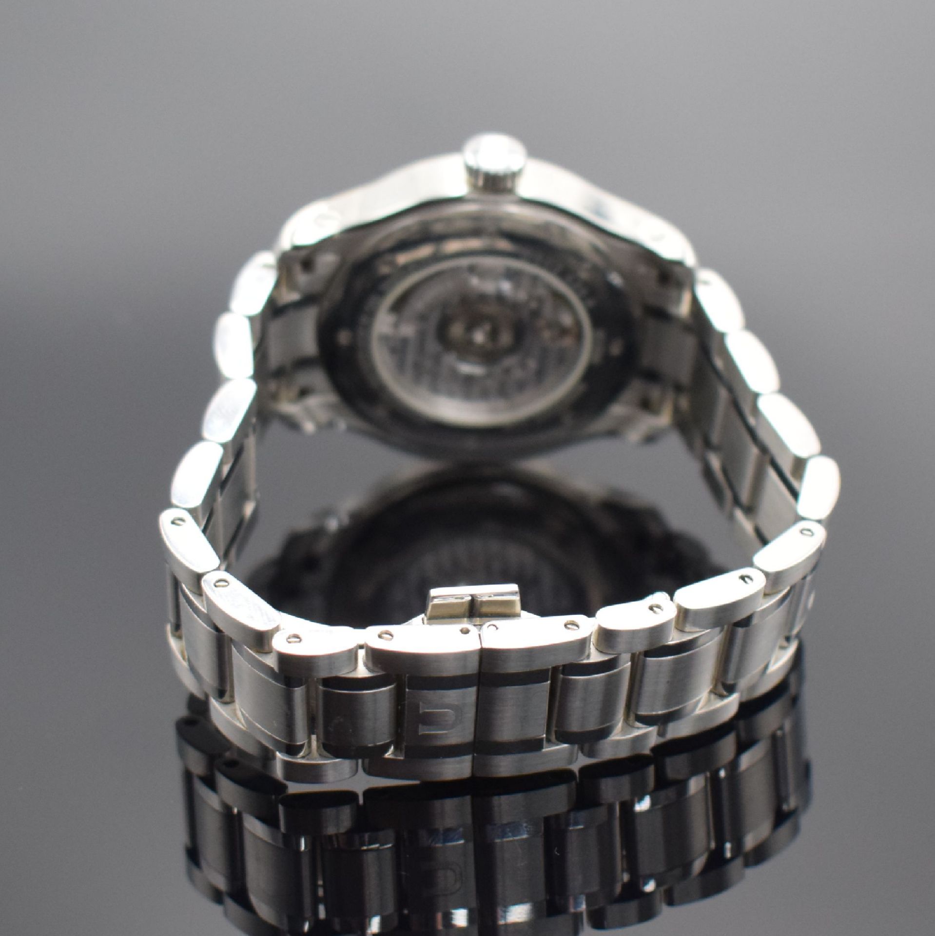 UNION GLASHÜTTE/SA Belisar GMT Herrenarmbanduhr in Stahl - Image 3 of 6