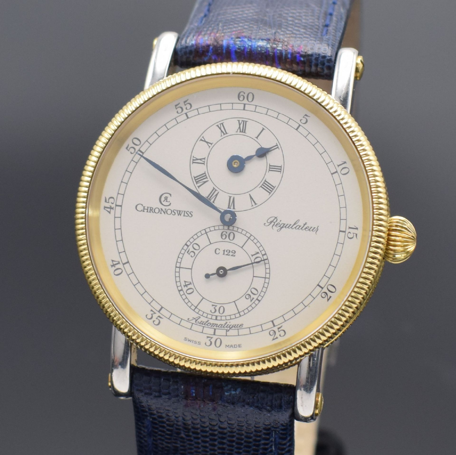 CHRONOSWISS Herrenarmbanduhr Regulateur Referenz CH 1222, - Image 2 of 7