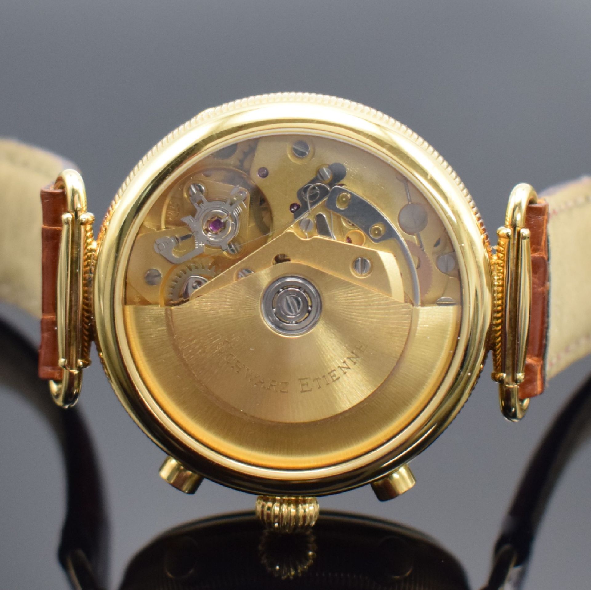 SCHWARZ ETIENNE Armbandchronograph mit Vollkalender, - Bild 6 aus 7