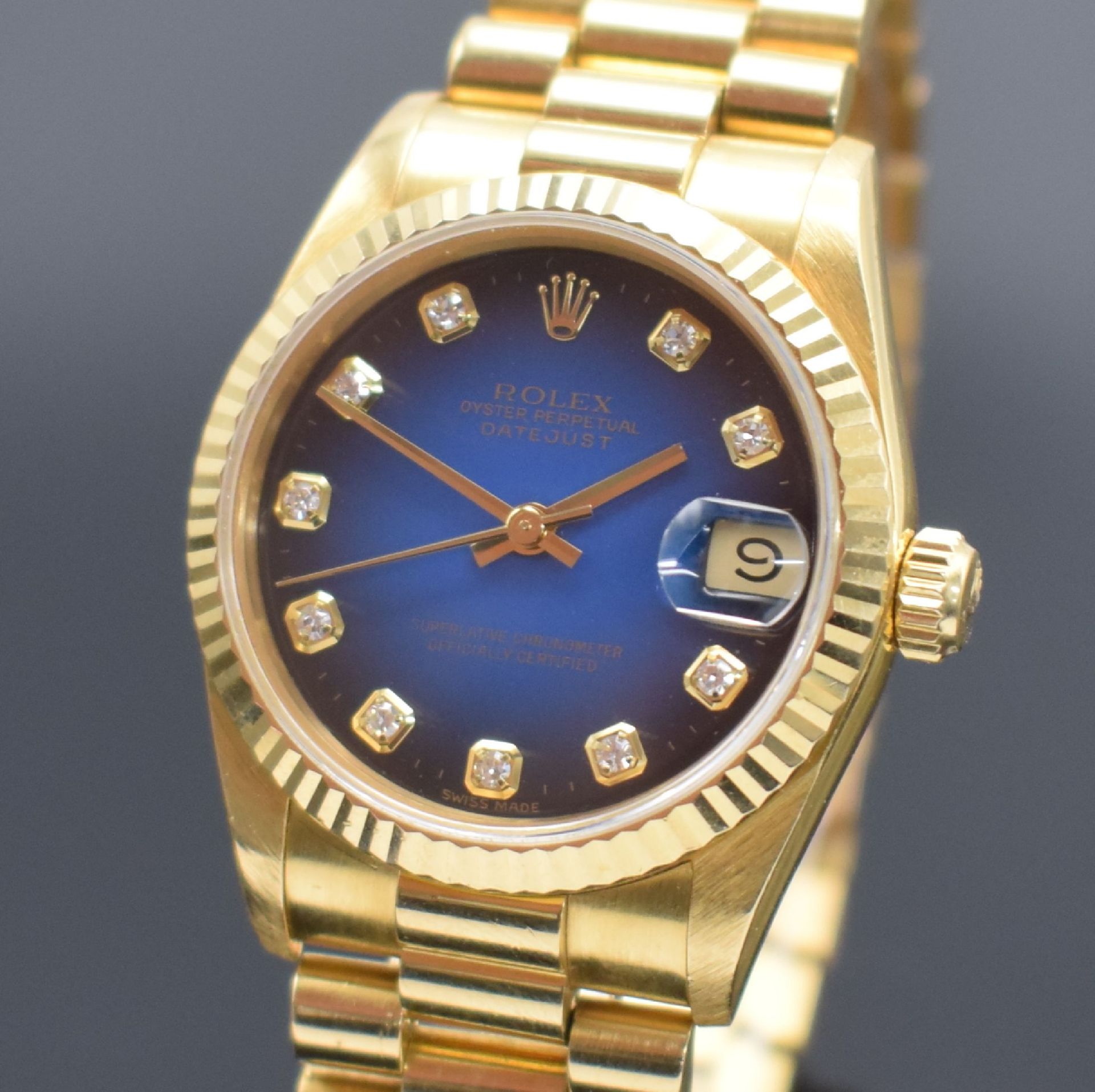 ROLEX Mediumarmbanduhr Oyster Perpetual Datejust Referenz - Image 2 of 7