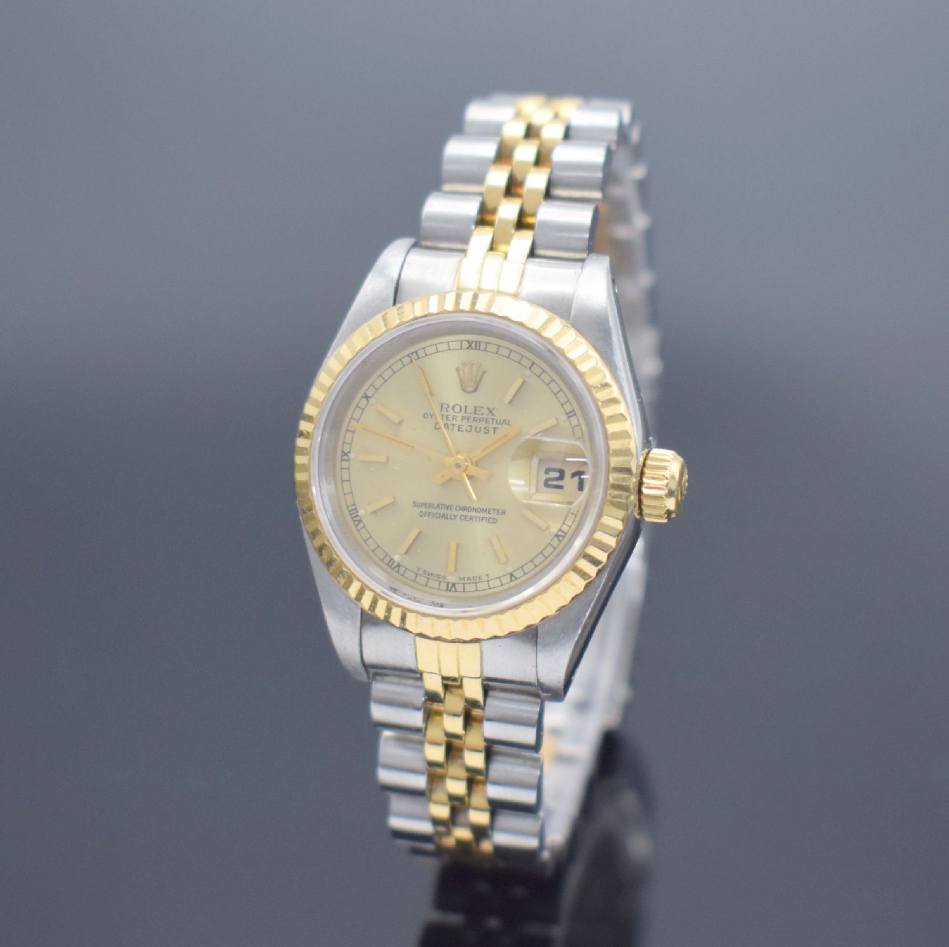 ROLEX Damenarmbanduhr Oyster Perpetual Datejust Referenz