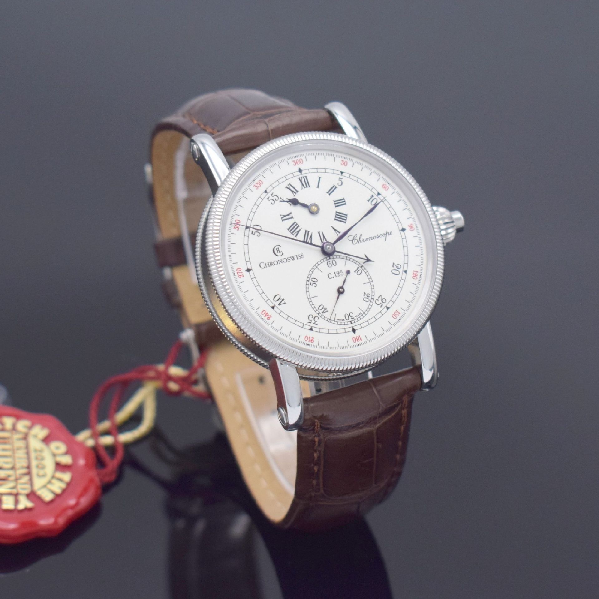 CHRONOSWISS Chronoscope Herrenarmbanduhr mit Chronograph - Image 5 of 7