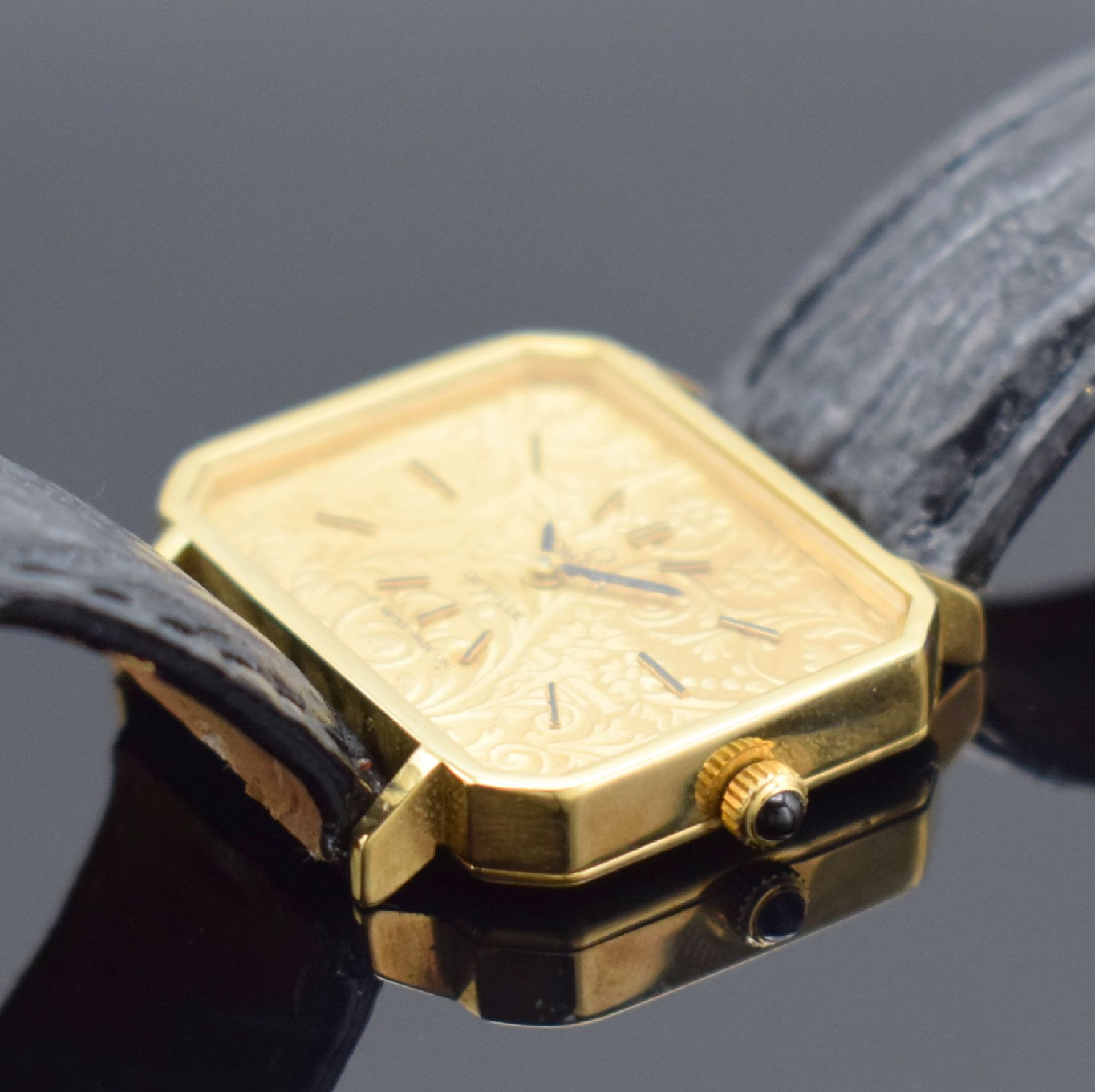 OMEGA Emeraude seltene Armbanduhr in GG 750/000 designed - Image 3 of 7