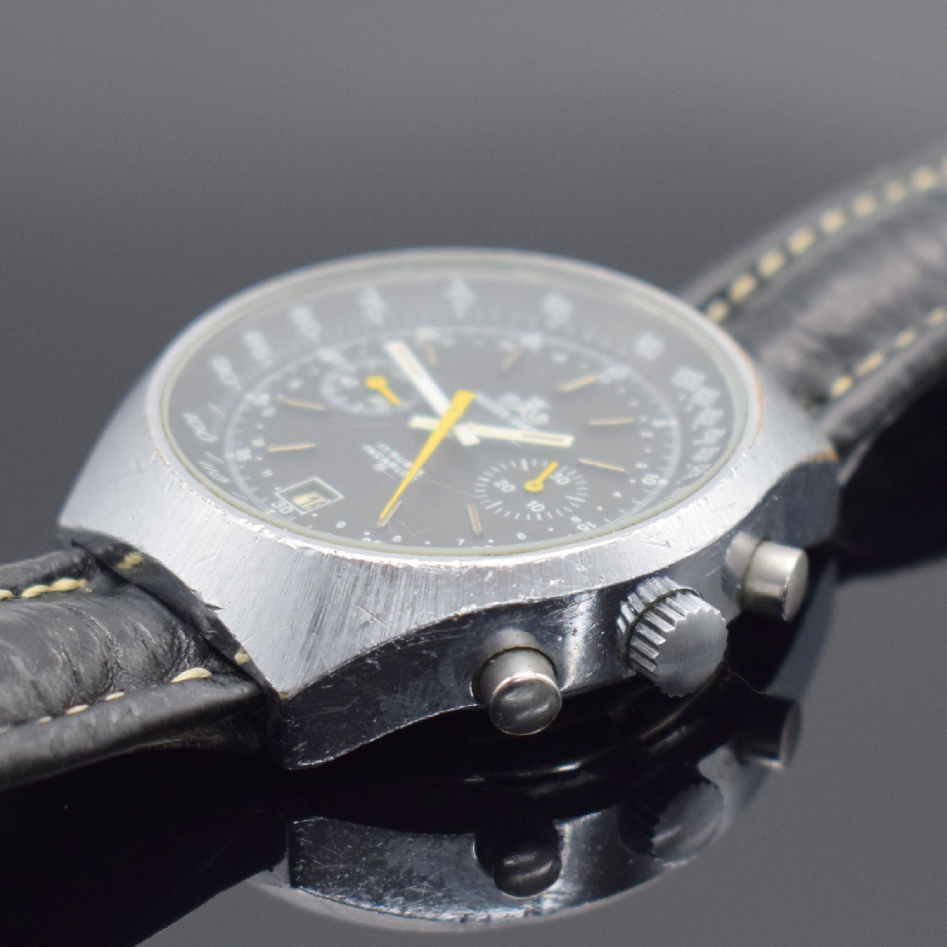 MEISTER-ANKER Herrenchronograph mit Kaliber Valjoux 7734, - Image 3 of 5