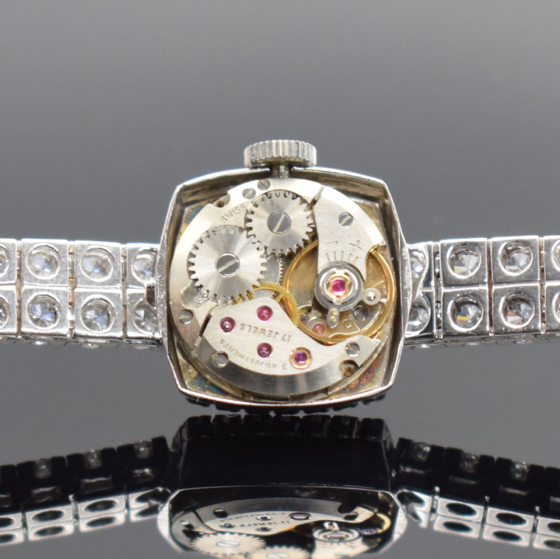 BUCHERER feine, mit ca. 10 ct Brillanten besetzte - Image 9 of 10