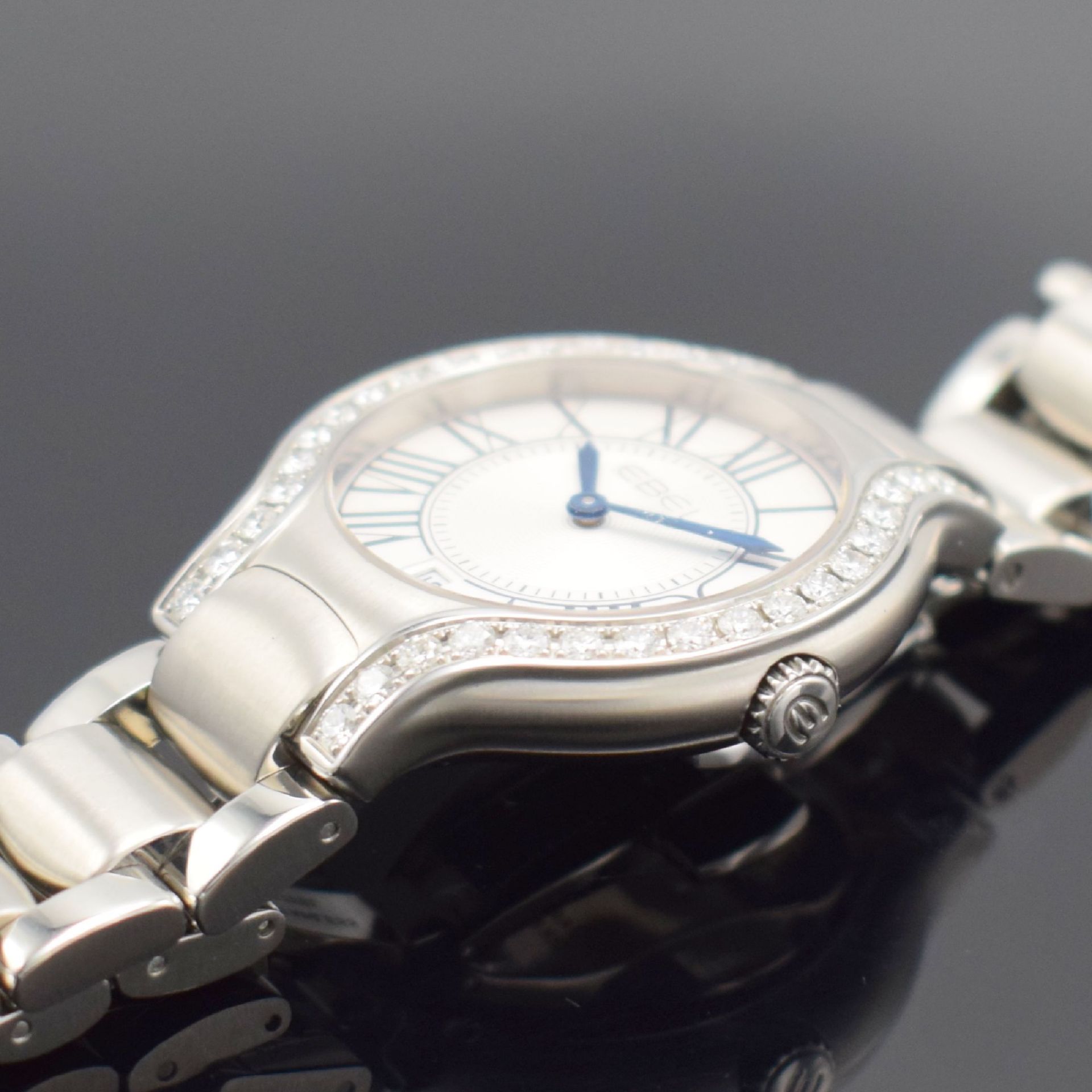 EBEL Armbanduhr Beluga in Edelstahl mit Brillanten - Image 4 of 7