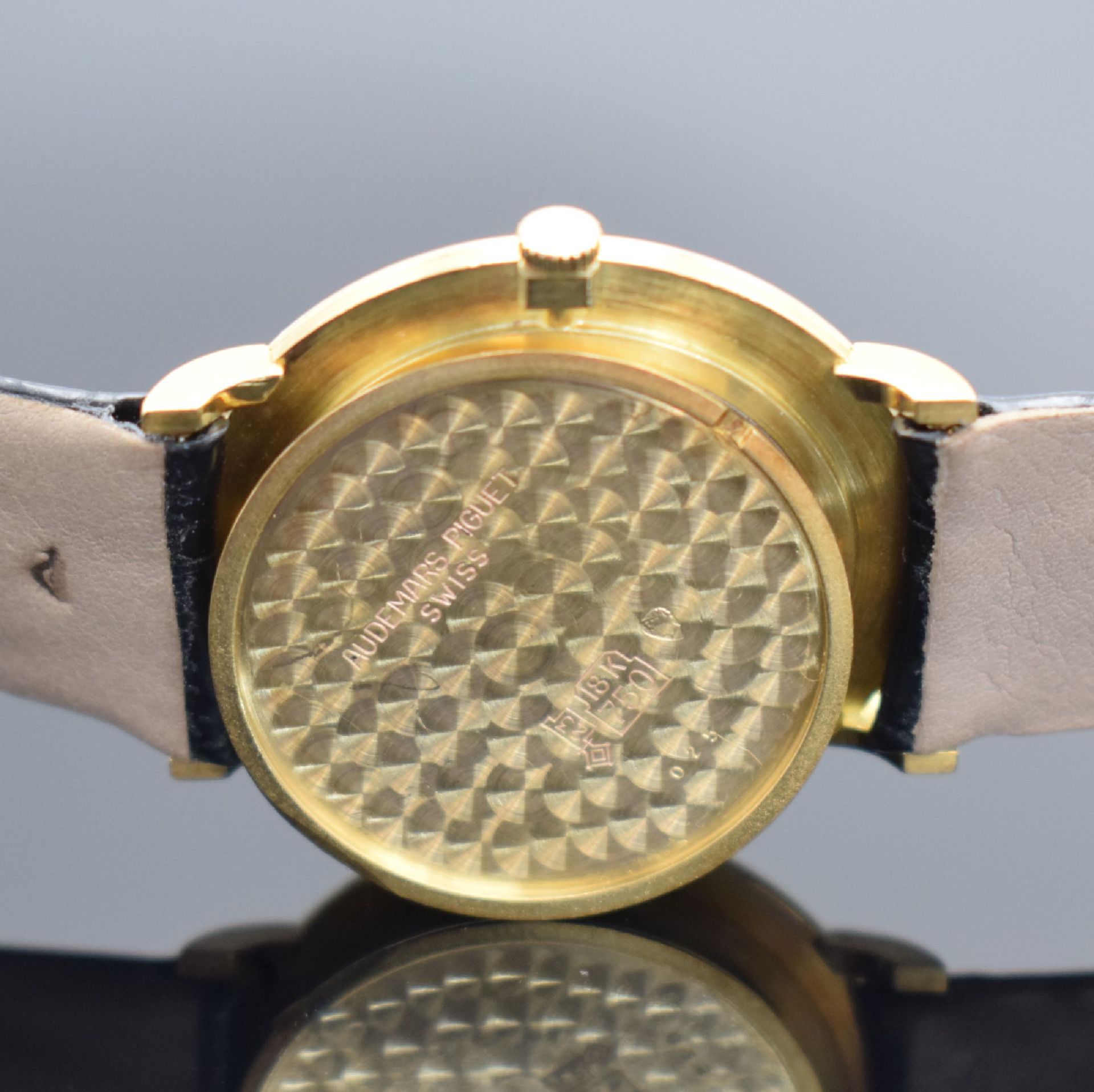 AUDEMARS PIGUET feine Herrenarmbanduhr in GG 750/000 - Bild 7 aus 8