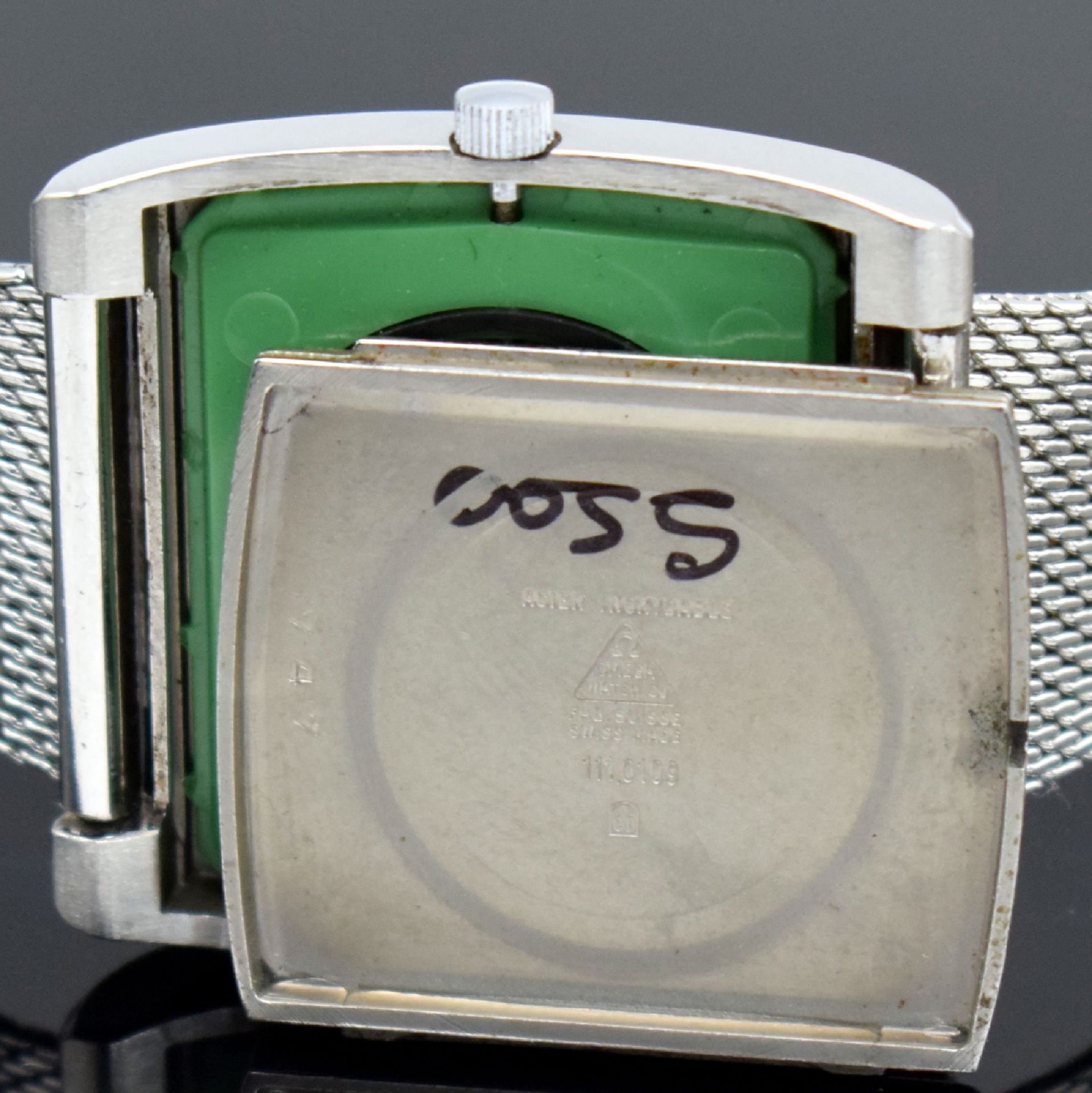 OMEGA Geneve Herrenarmbanduhr Referenz 111.0109 in Stahl, - Image 7 of 7