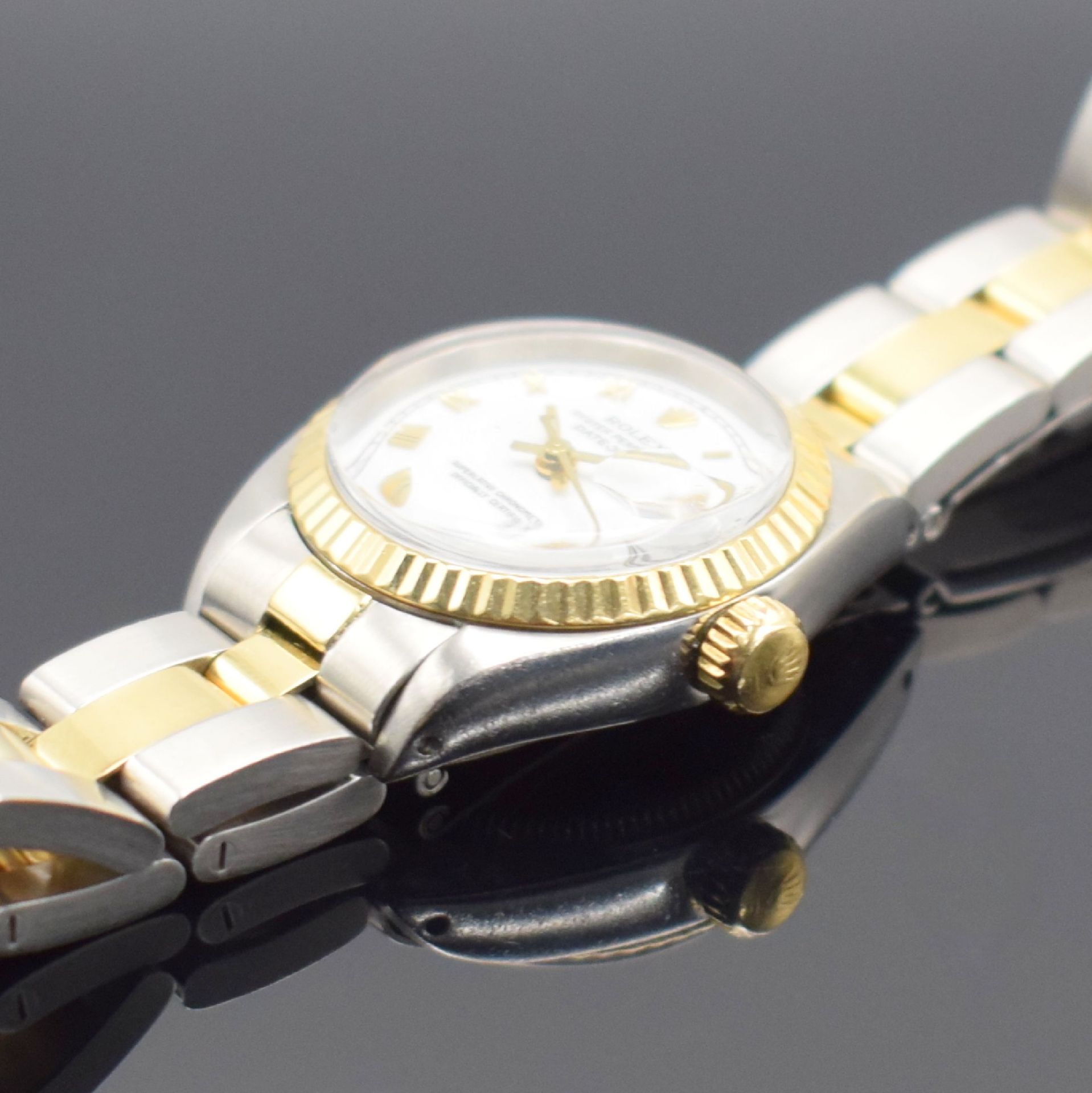 ROLEX Oyster Perpetual Datejust Damenarmbanduhr in - Image 4 of 6