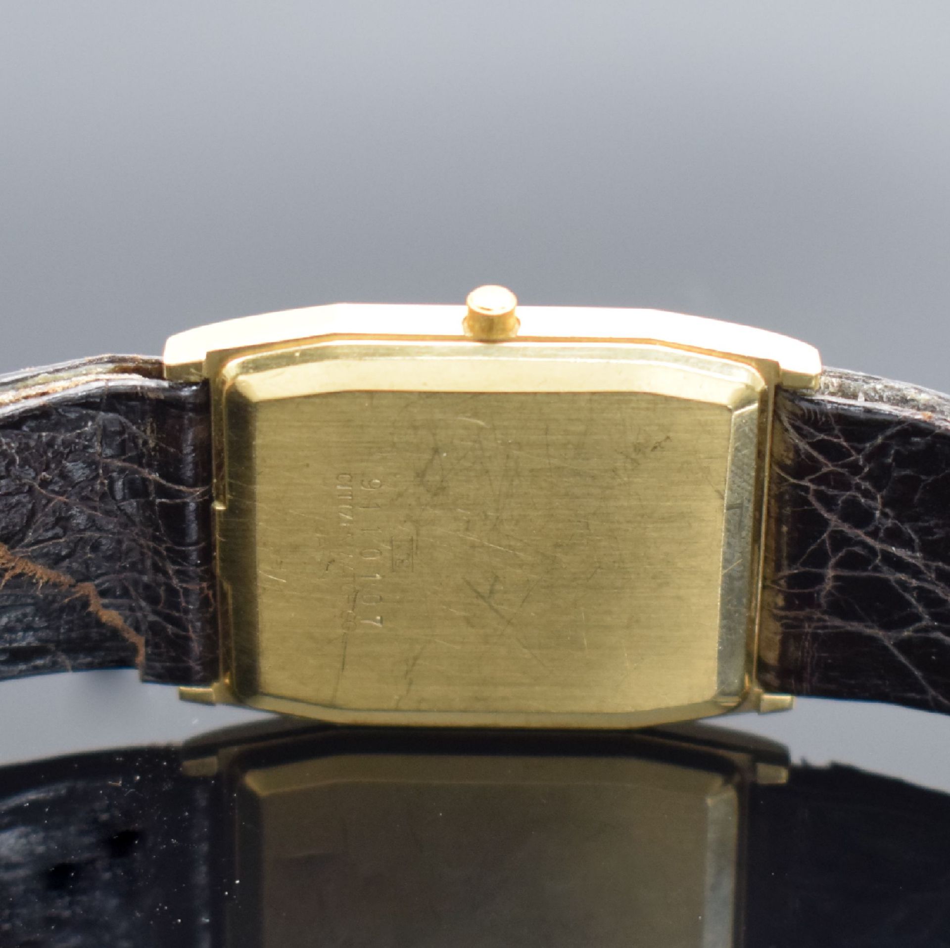 CITIZEN sehr flache Armbanduhr in GG 750/000,  Japan um - Bild 4 aus 4