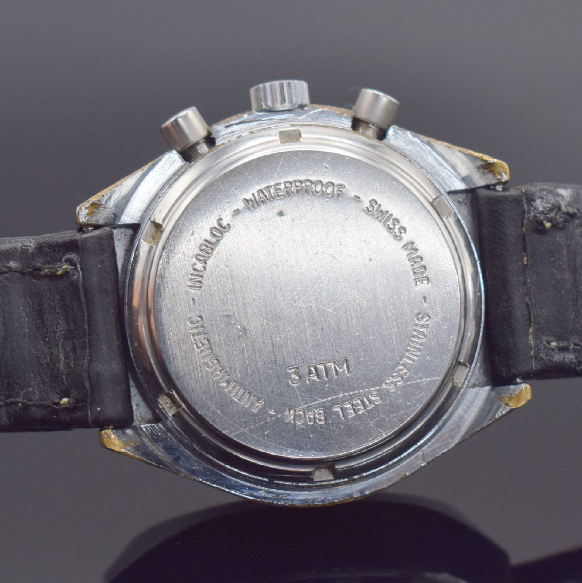 MEISTER-ANKER Herrenchronograph mit Kaliber Valjoux 7734, - Image 4 of 5