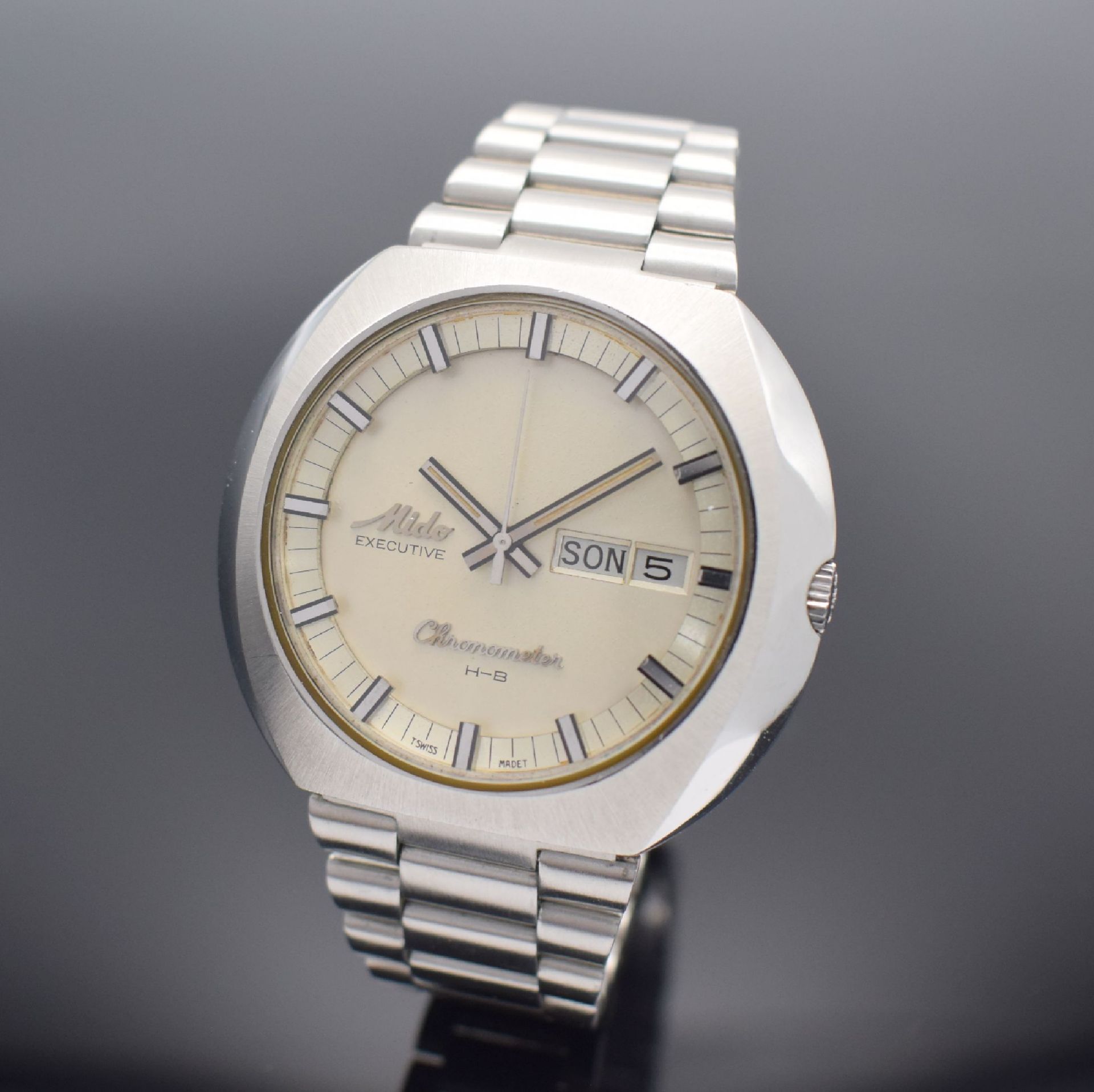 MIDO Executive Chronometer H-B Herrenarmbanduhr, Schweiz