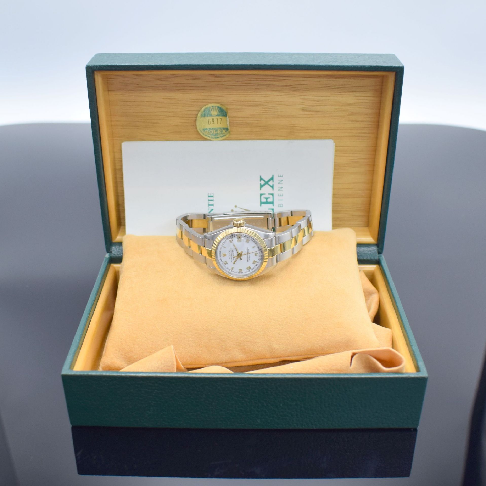 ROLEX Oyster Perpetual Datejust Damenarmbanduhr in - Bild 6 aus 6