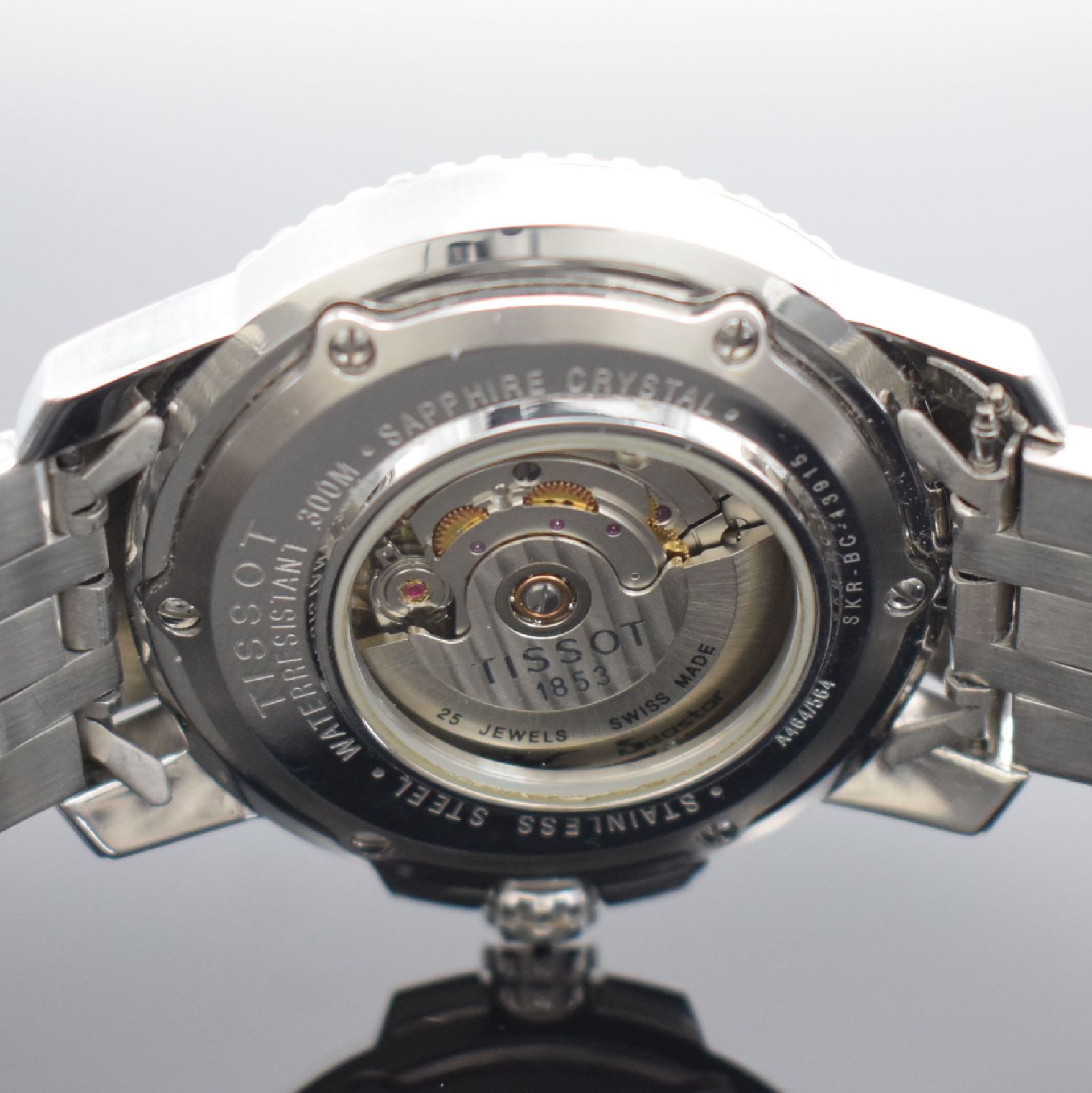 TISSOT Seastar 1000 Herrenarmbanduhr in Stahl, Schweiz um - Image 6 of 7