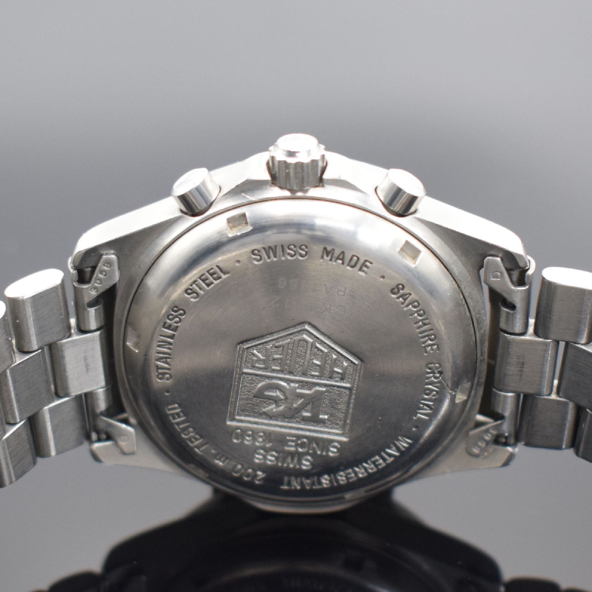 TAG HEUER Professional Armbandchronograph in Stahl - Image 5 of 5