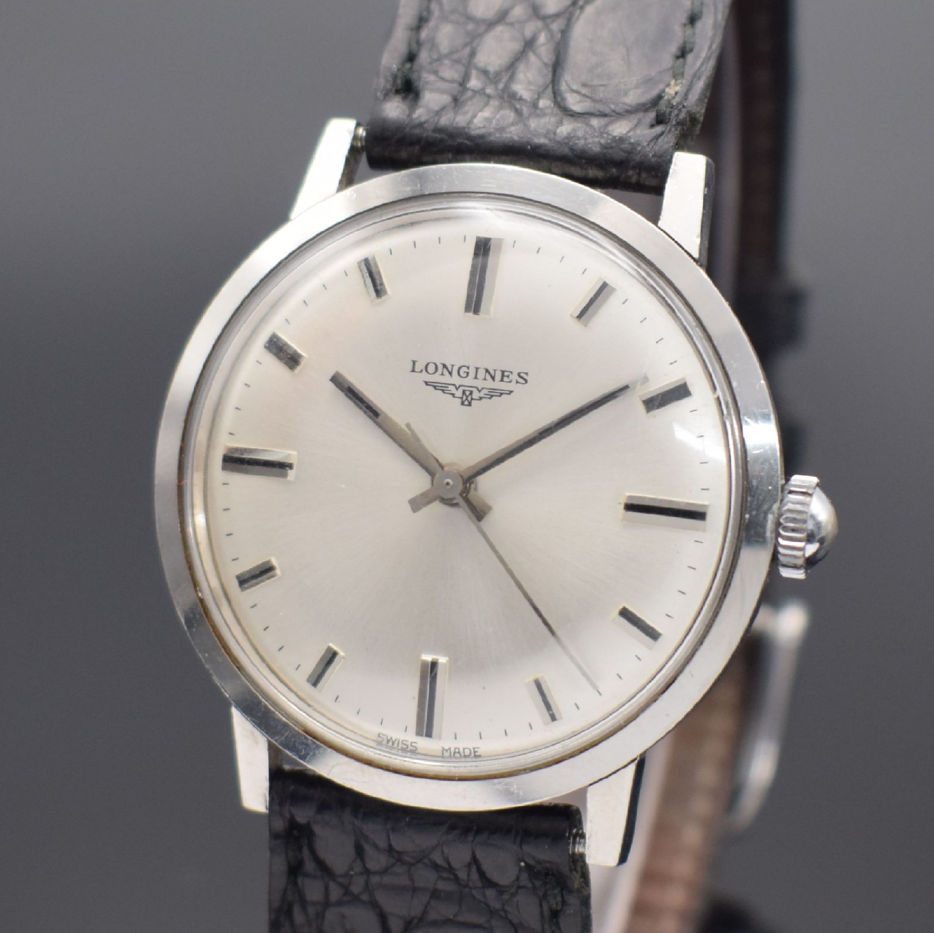 2 LONGINES Herrenarmbanduhren in Stahl, Schweiz, - Image 7 of 10