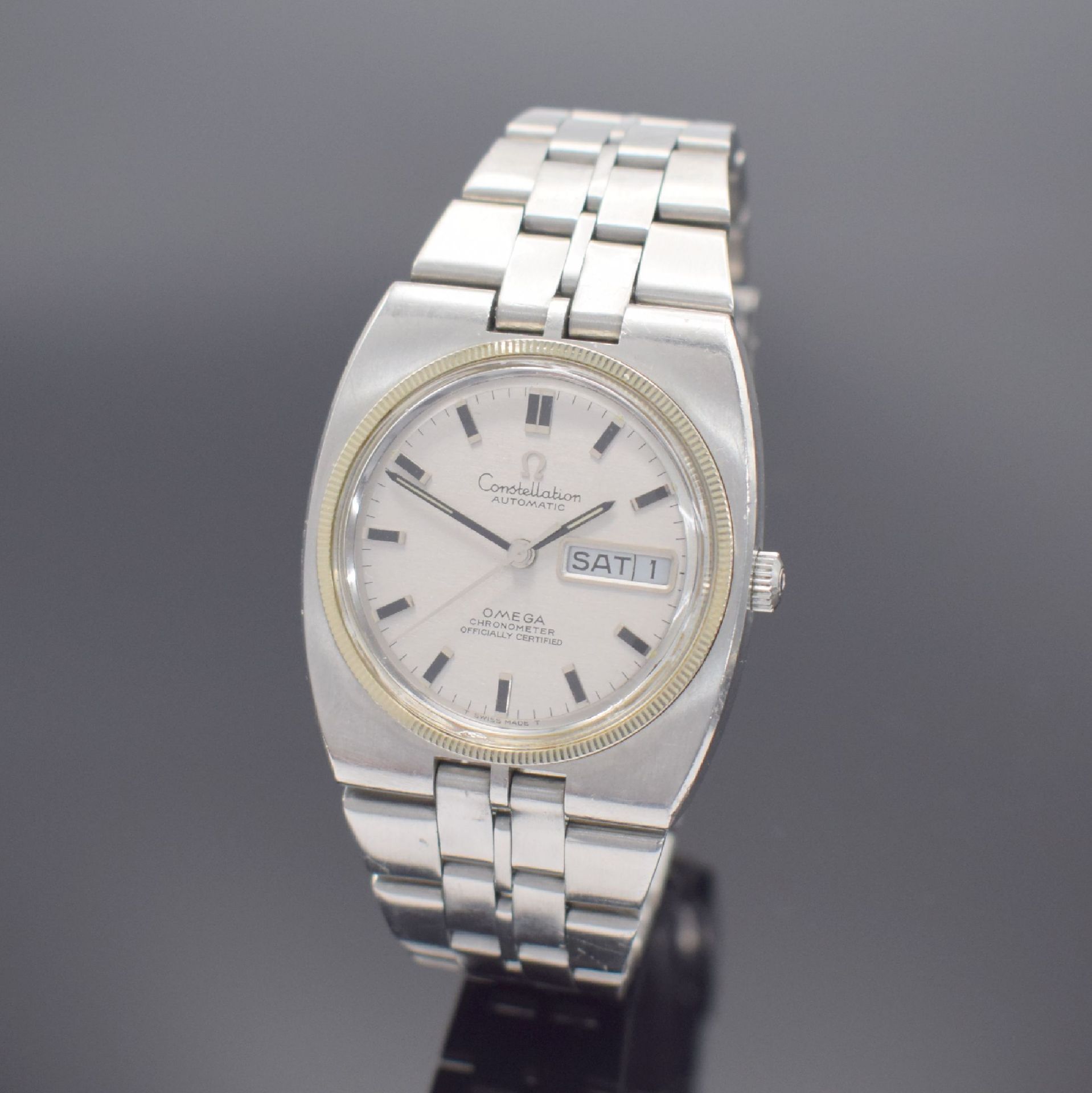 OMEGA Constellation Chronometer Herrenarmbanduhr in Stahl,