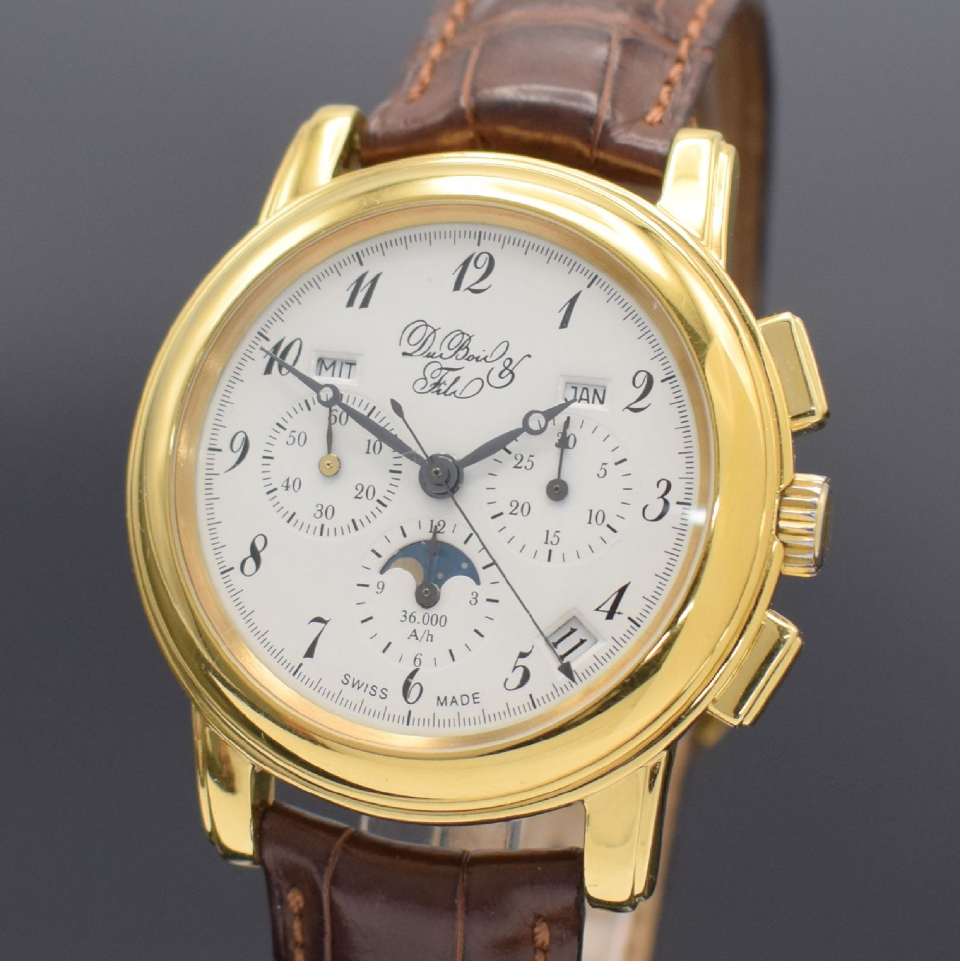 DUBOIS & FILS limitierte Herrenarmbanduhr mit Chronograph - Image 2 of 6