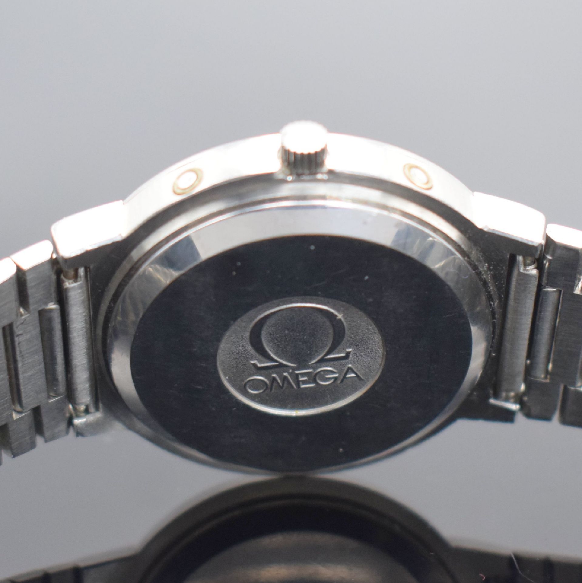 OMEGA Herrenarmbanduhr in Stahl,  Schweiz um 1973, quarz, - Bild 5 aus 5