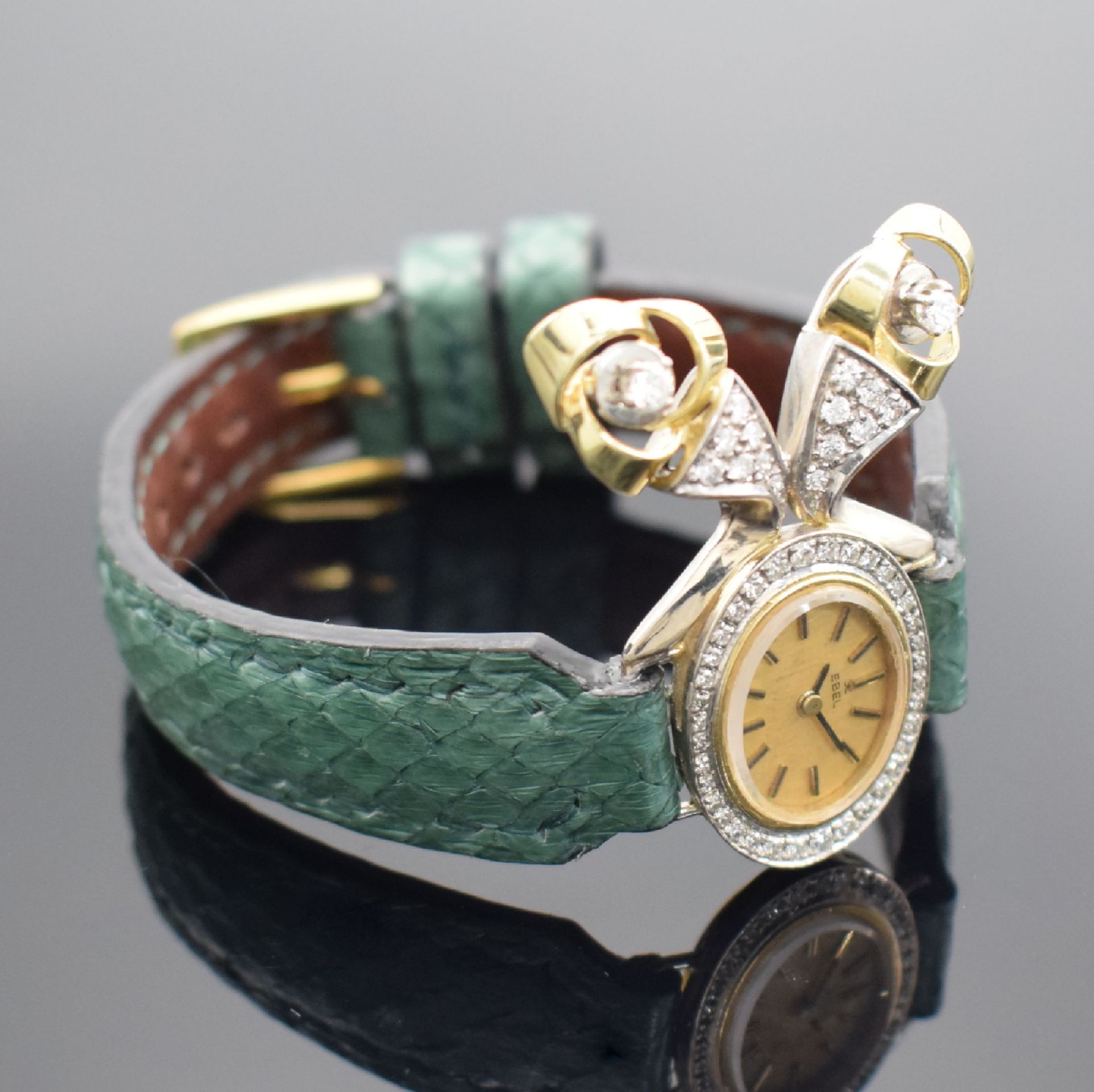 EBEL ausgefallene Damenarmbanduhr in GG/WG 750/000 & - Image 3 of 9