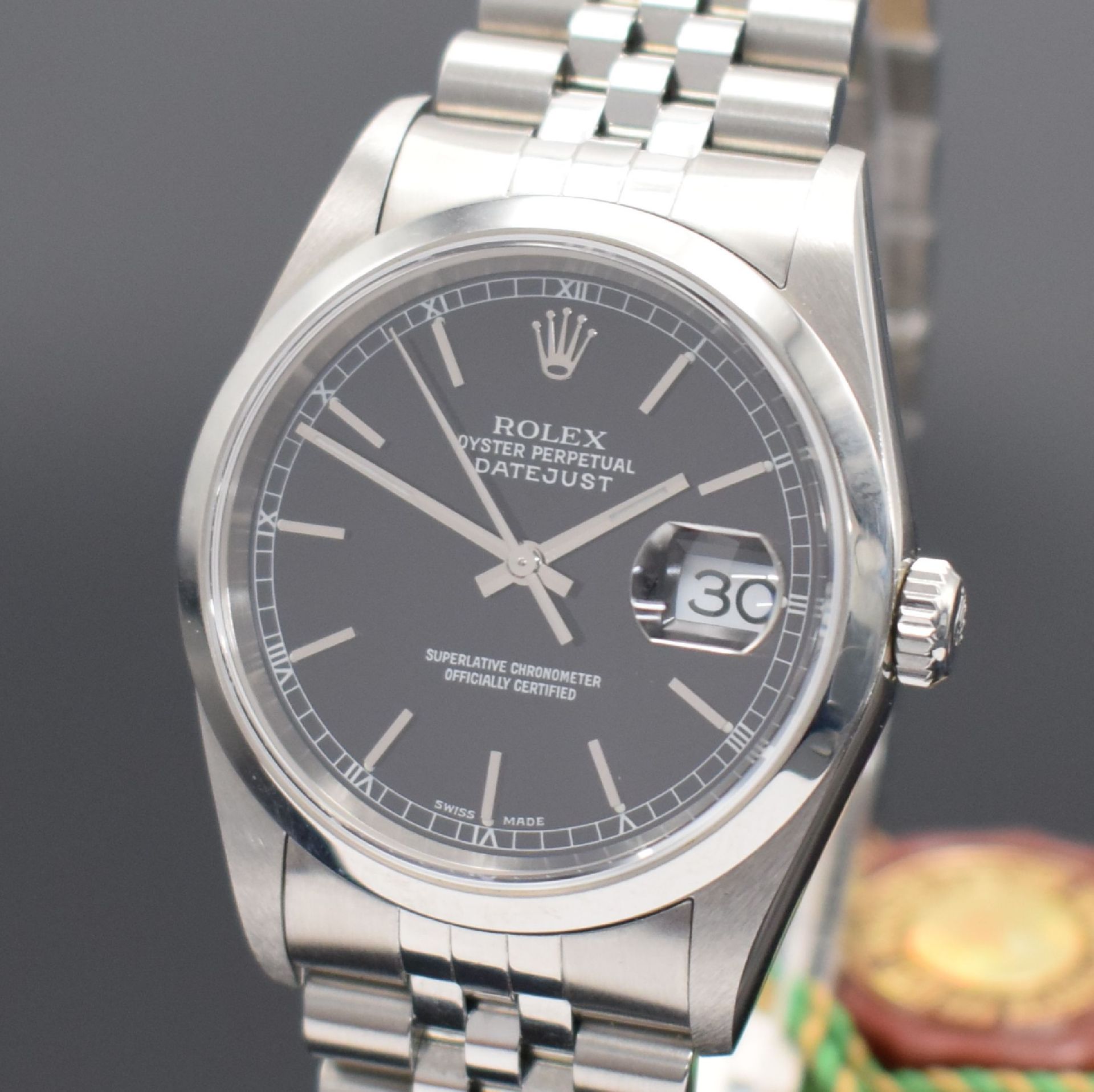 ROLEX Armbanduhr Oyster Perpetual Datejust Referenz 16200, - Image 2 of 6