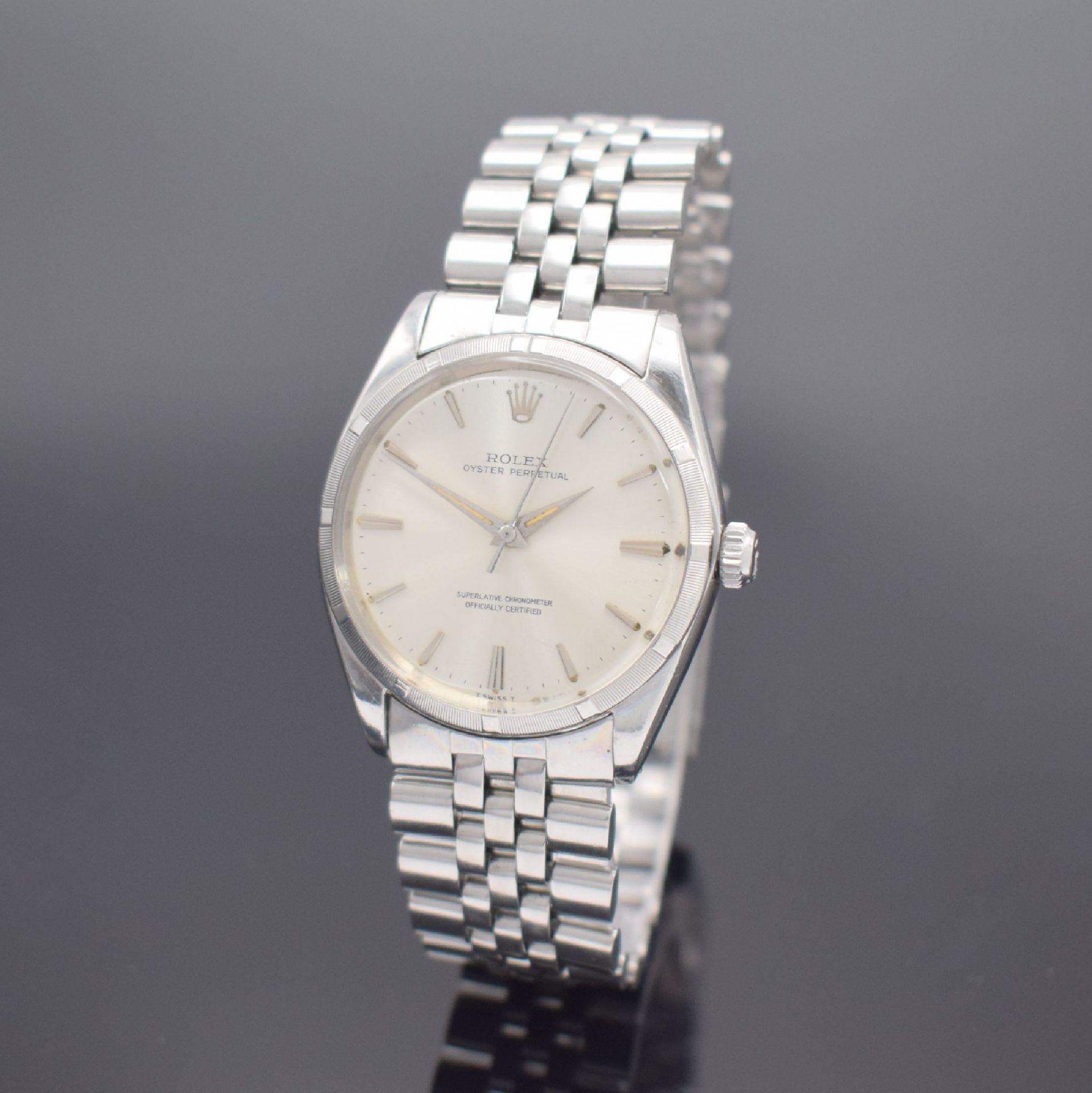 ROLEX Herrenarmbanduhr Oyster Perpetual Referenz