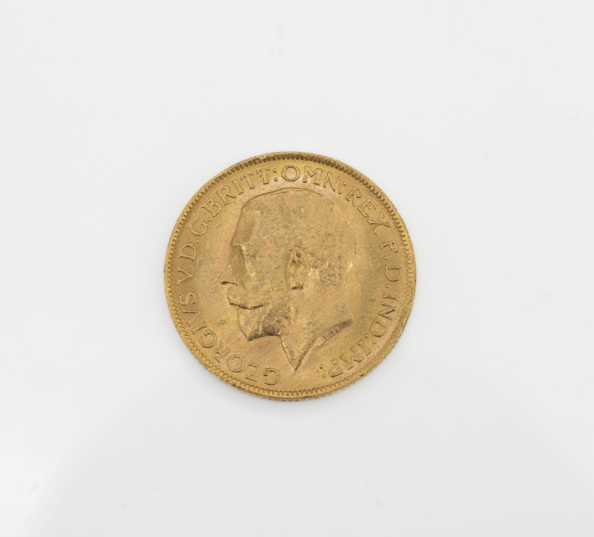 Goldmünze, Sovereign, Großbritannien, 1922, George V.,