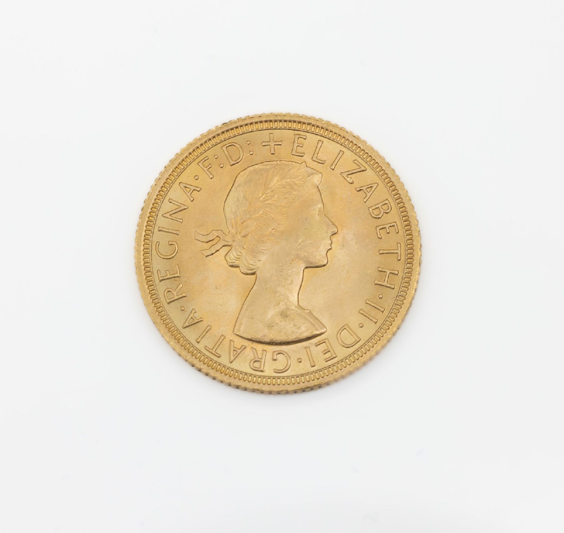 Goldmünze, Sovereign, Großbritannien, 1968, Elizabeth