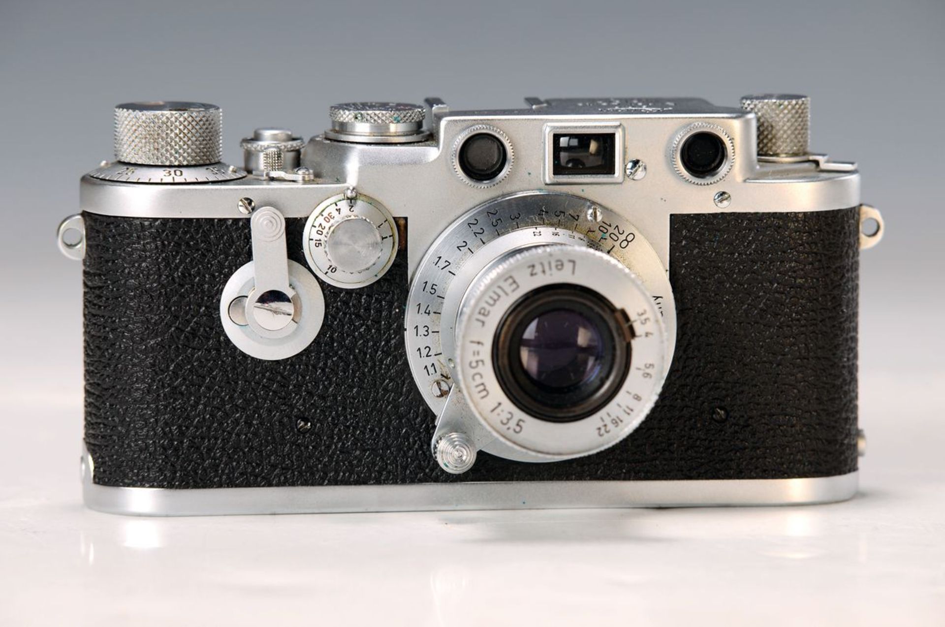 Leica IIf, Baujahr 1951/52,  Nr. 574231, mit Elmar