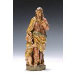 Kleine Heiligenfigur, Barock, um, 1750/60,  Hl. Josef mit