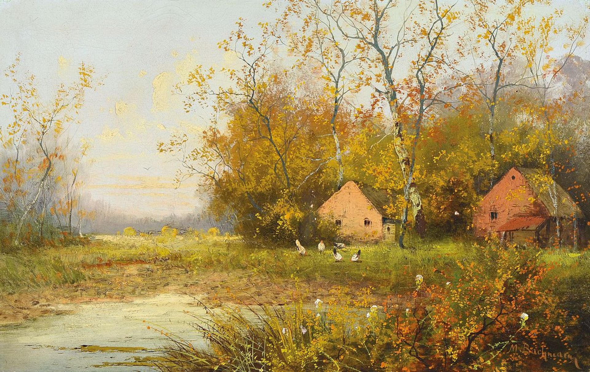 Minna Bachmann, erwähnt zwischen 1860-1887, Landschaft