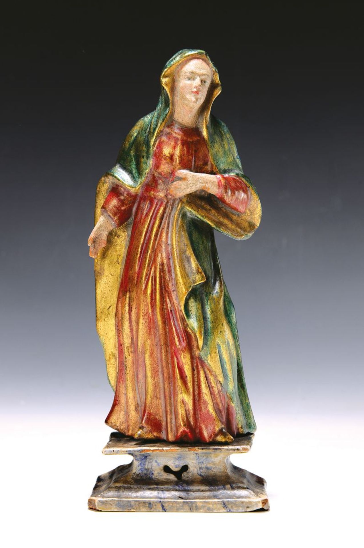 Heiligenfigur, süddeutsch, um 1820/30, Lindenholz