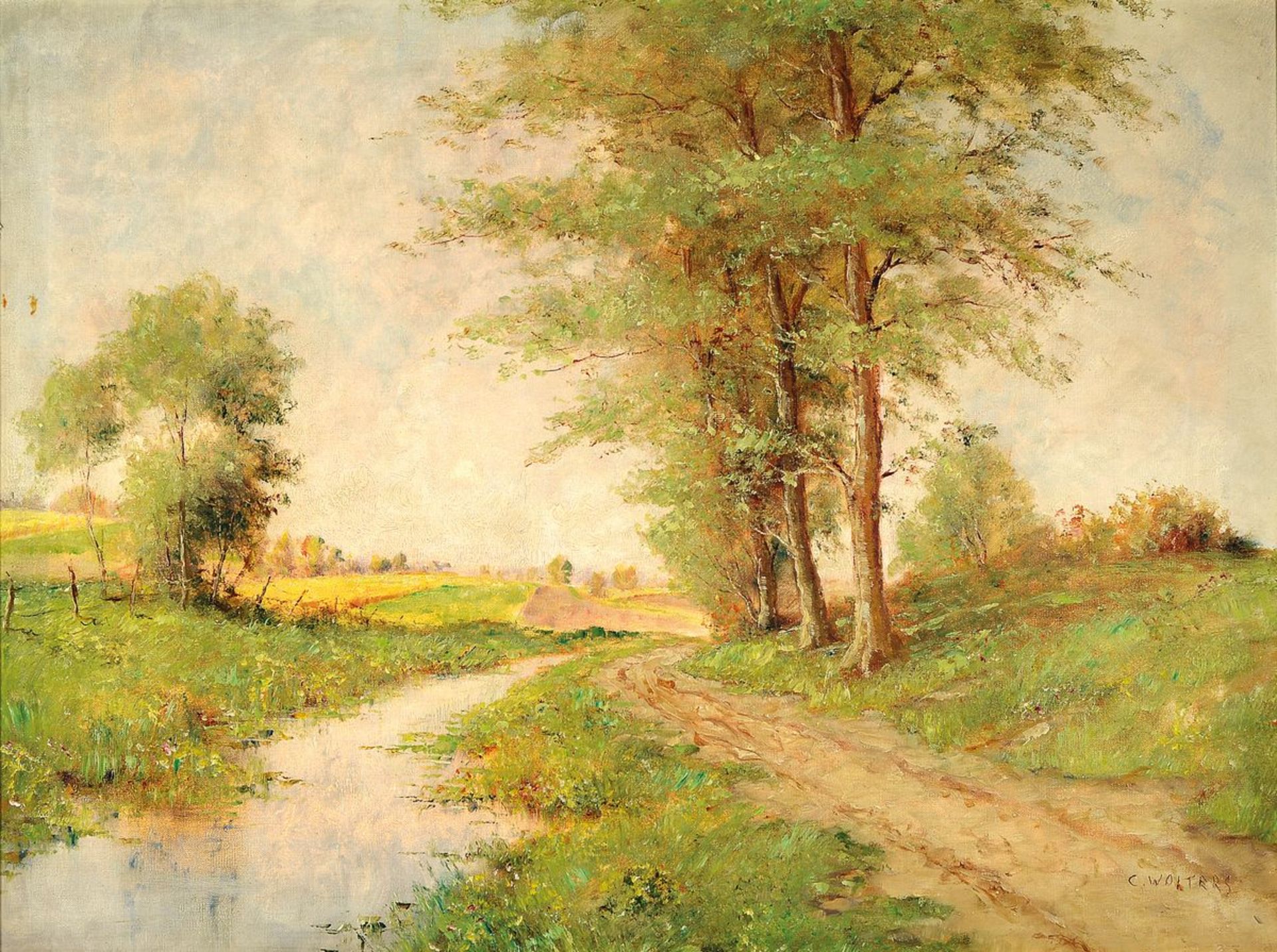 Clemens Wolters, 1875-1955 Recklinghausen,  Sommerliche