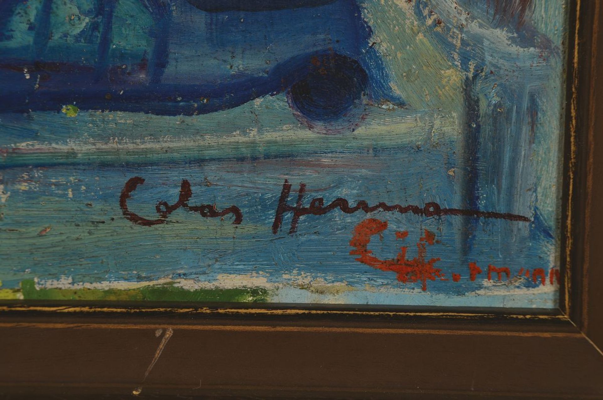 Colas Herrmann, 1921-1968 Paris,  Ansicht aus Paris, - Bild 2 aus 3