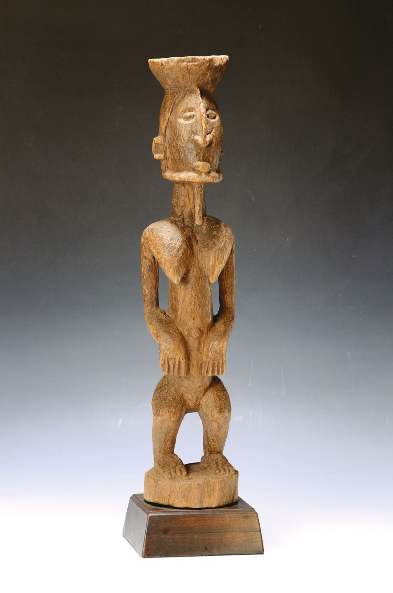 Stehende weibliche Figur, Baule, Elfenbeinküste, 20.Jh.,