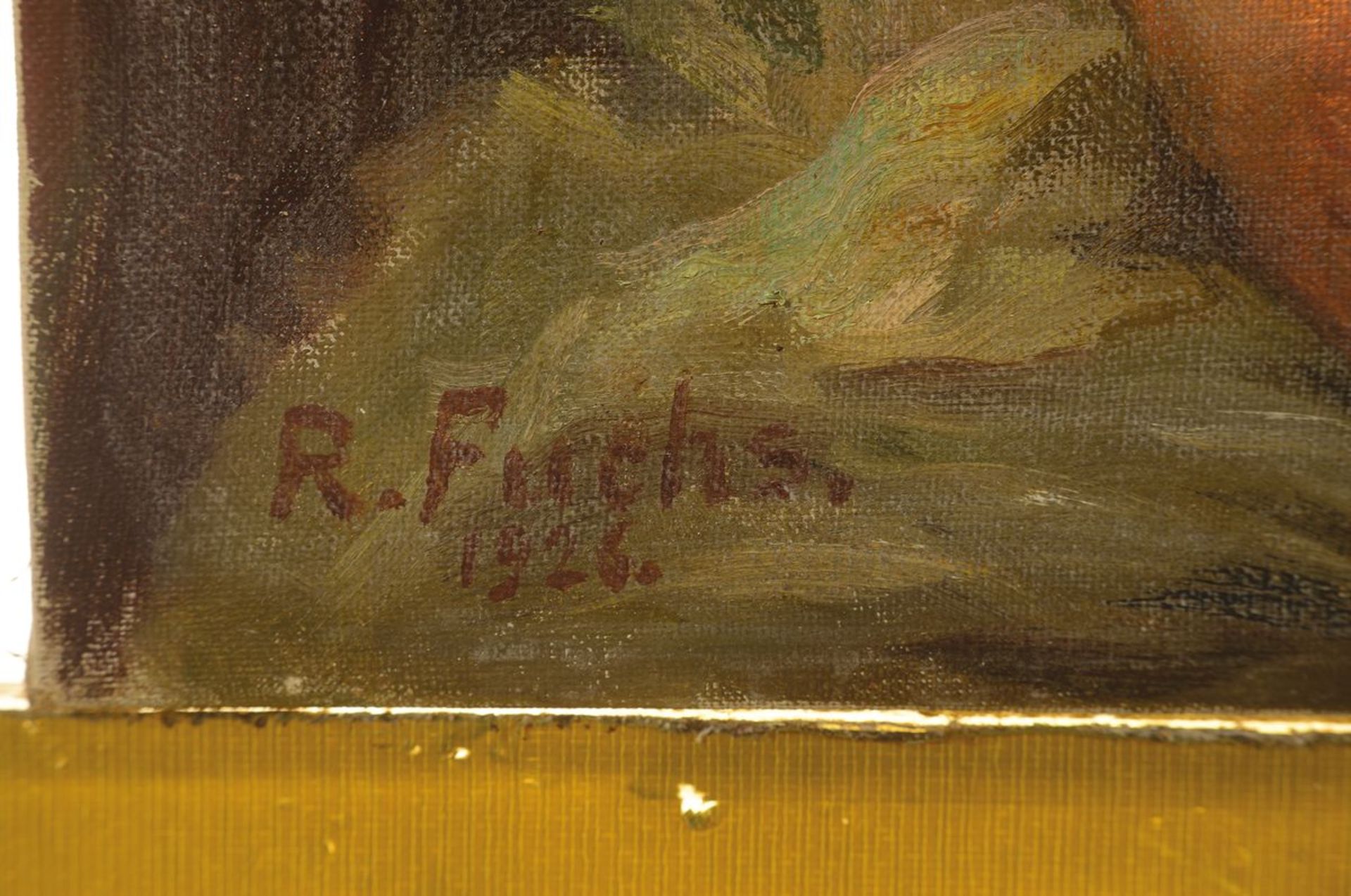 Robert Fuchs, 1896-1981, Porträt einer Frau im grünen - Image 2 of 3