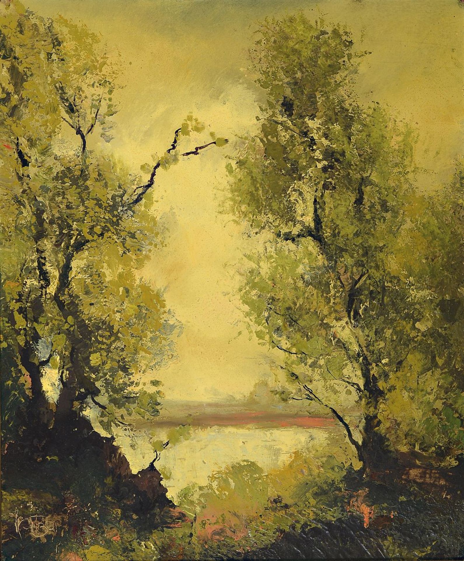 Karl Philipp Spitzer, 1887-1954 Speyer, Landschaft am