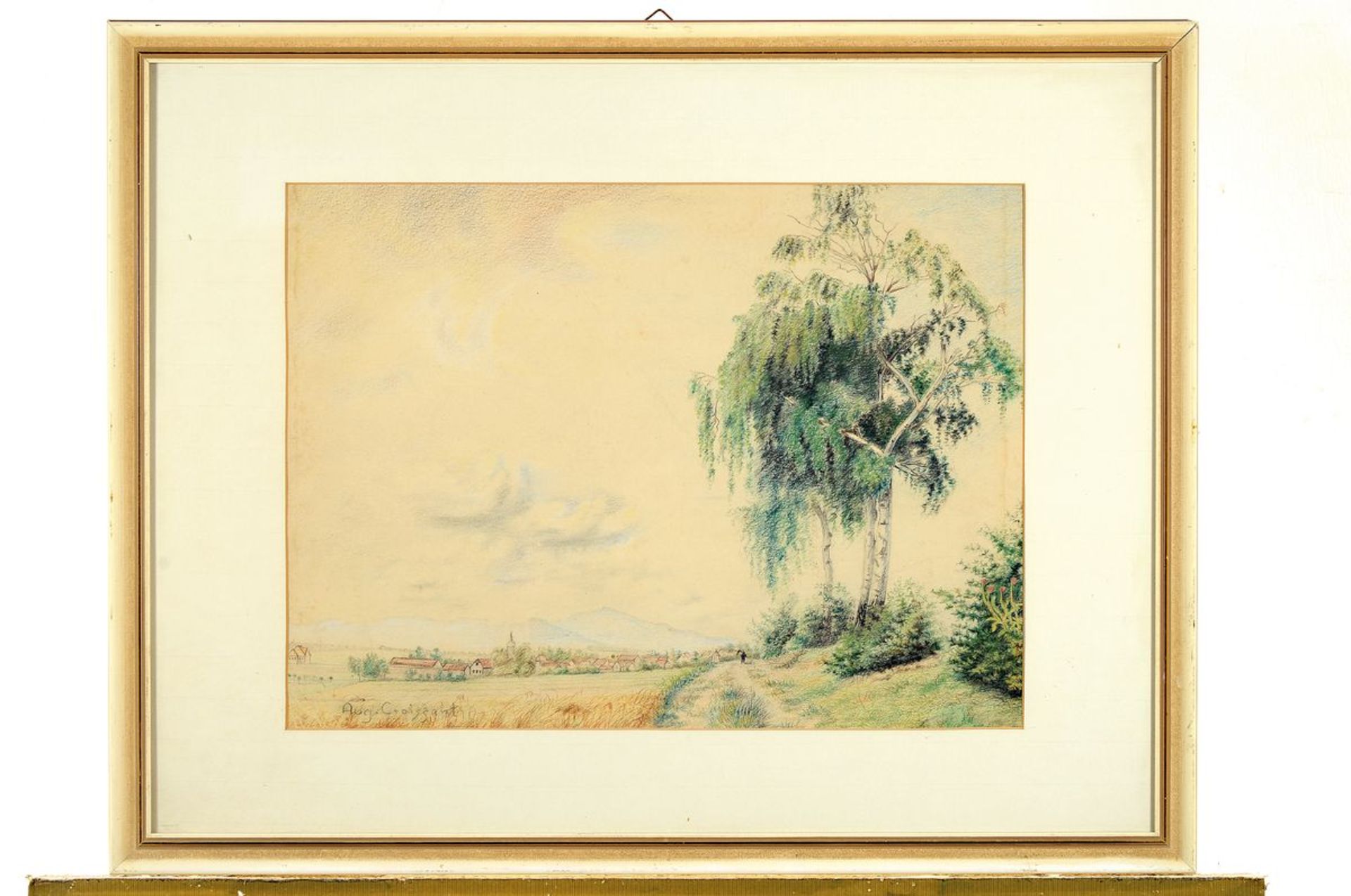 August Croissant, 1870 Edenkoben - 1941 Landau, Studium - Bild 3 aus 3