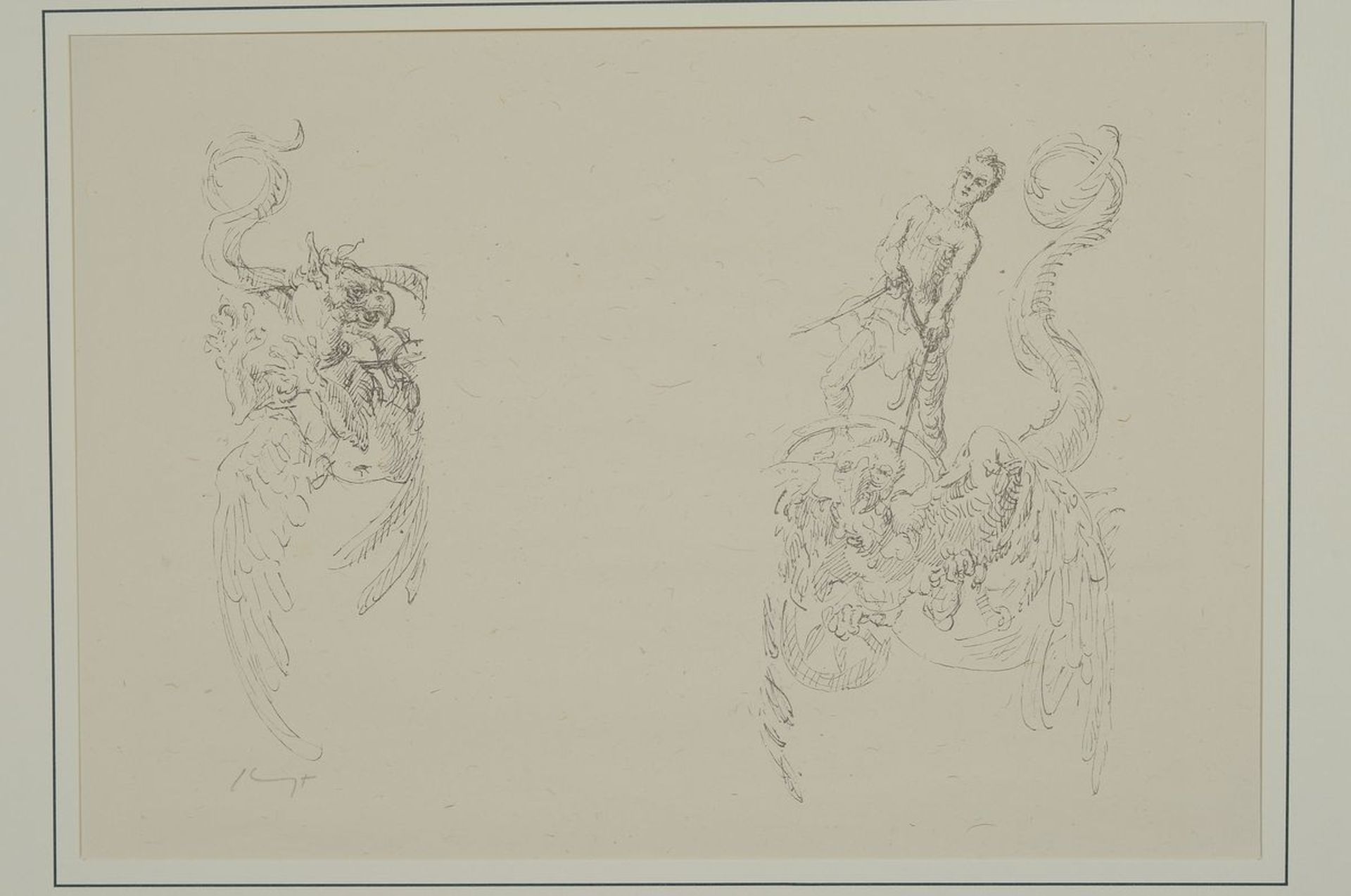 Konvolut aus 9 Original-Lithographien, Max Slevogt, 1868 - Bild 5 aus 6