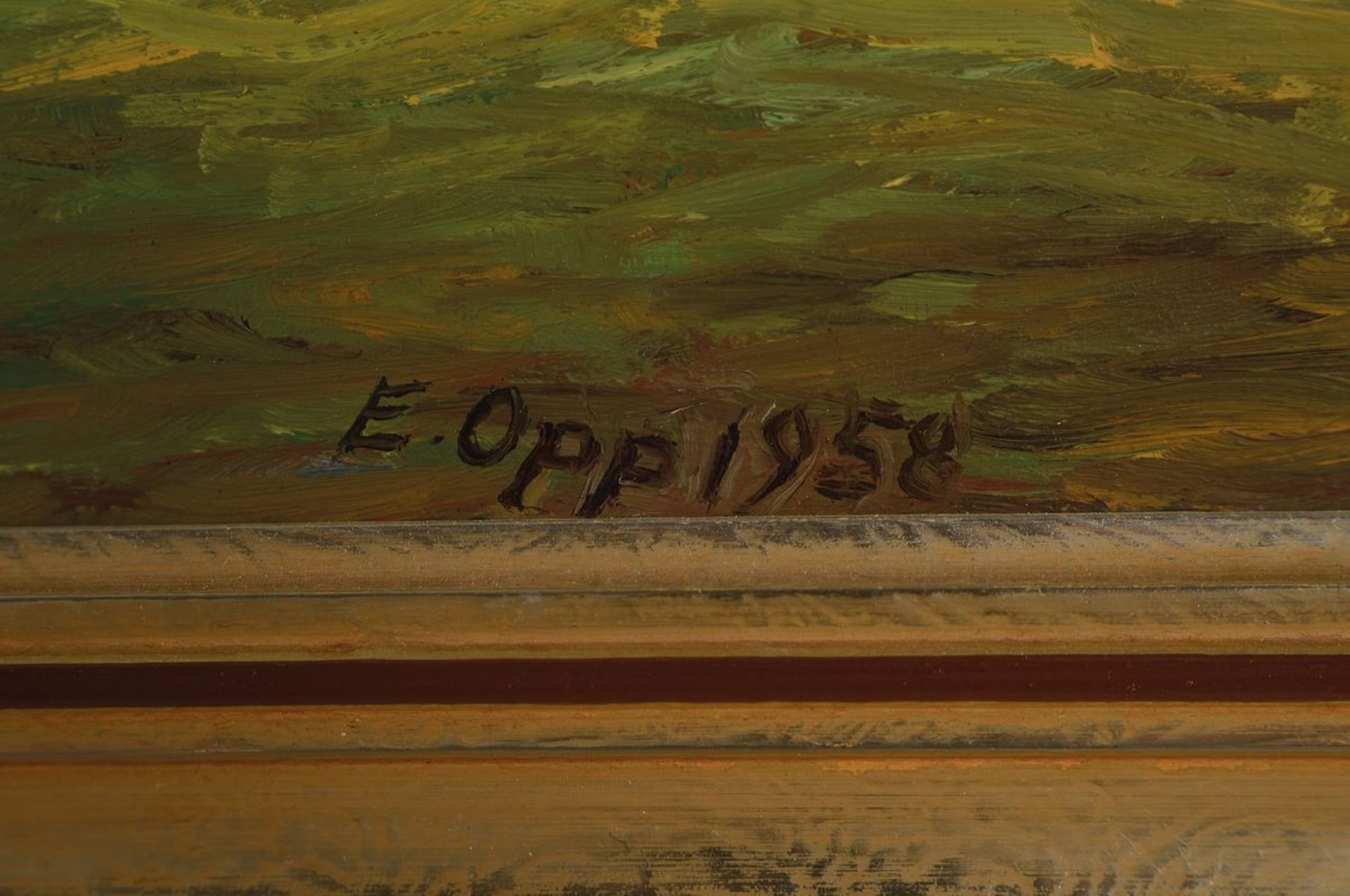 Eduard Opp, pfälzer Maler der 1. Hälfte des 20. Jh., - Bild 2 aus 3