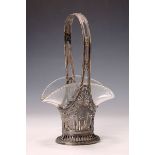 Silberkörbchen, deutsch, um 1900,  900er Silber,