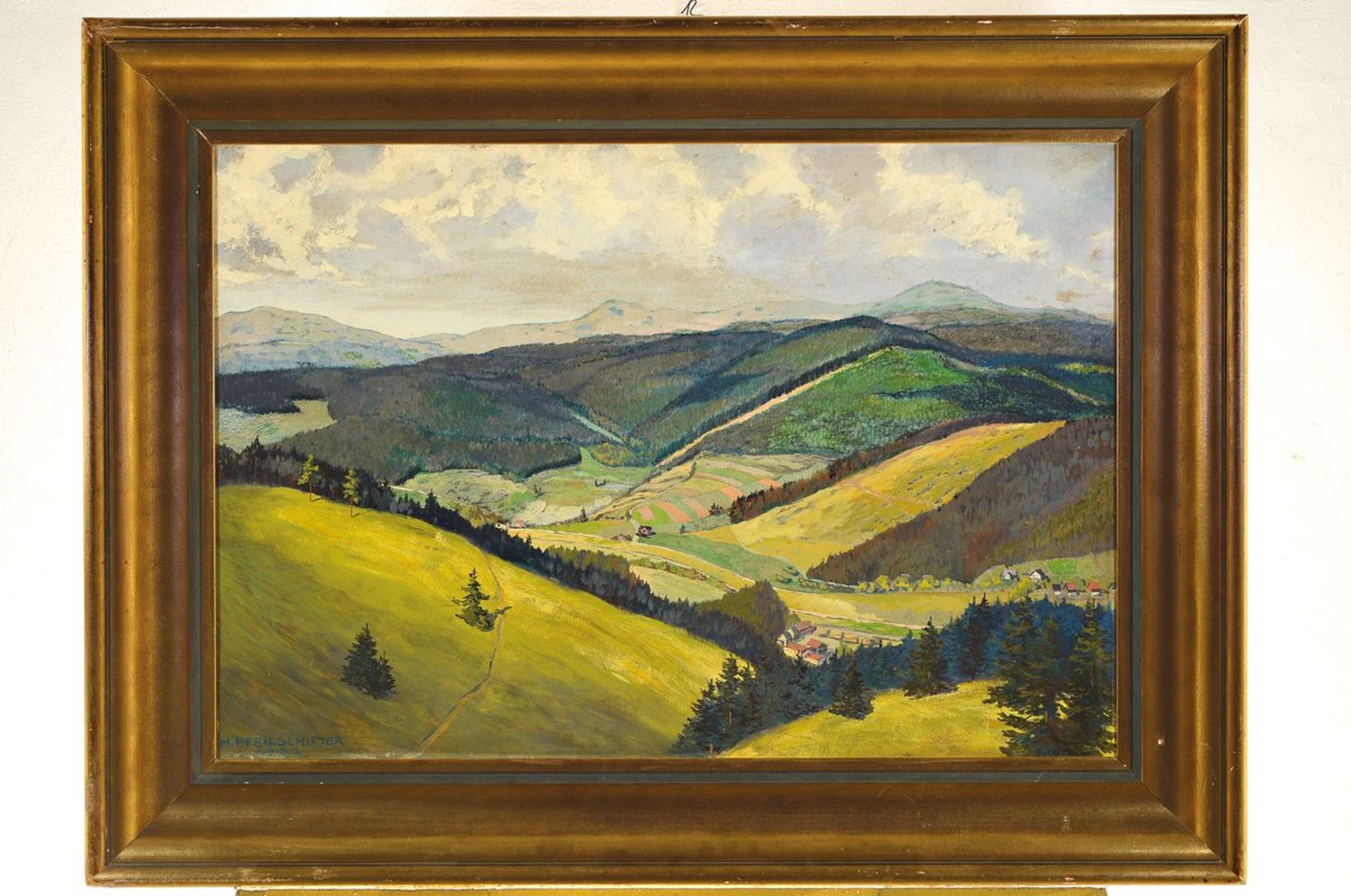 Hermann Pfeilschifter, 1891-1940 München,  Thüringer Wald - Bild 3 aus 3