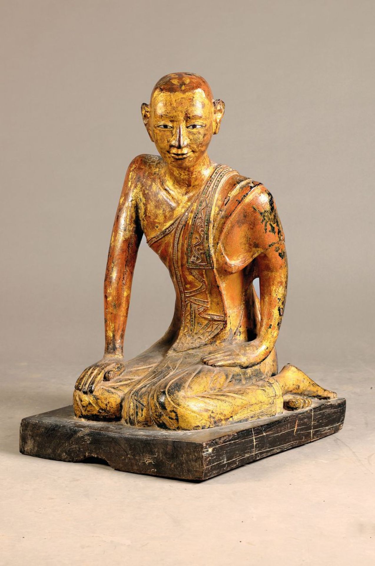 Großer Adorant, Sariputra/Sariputta, Burma, um 1850/80,