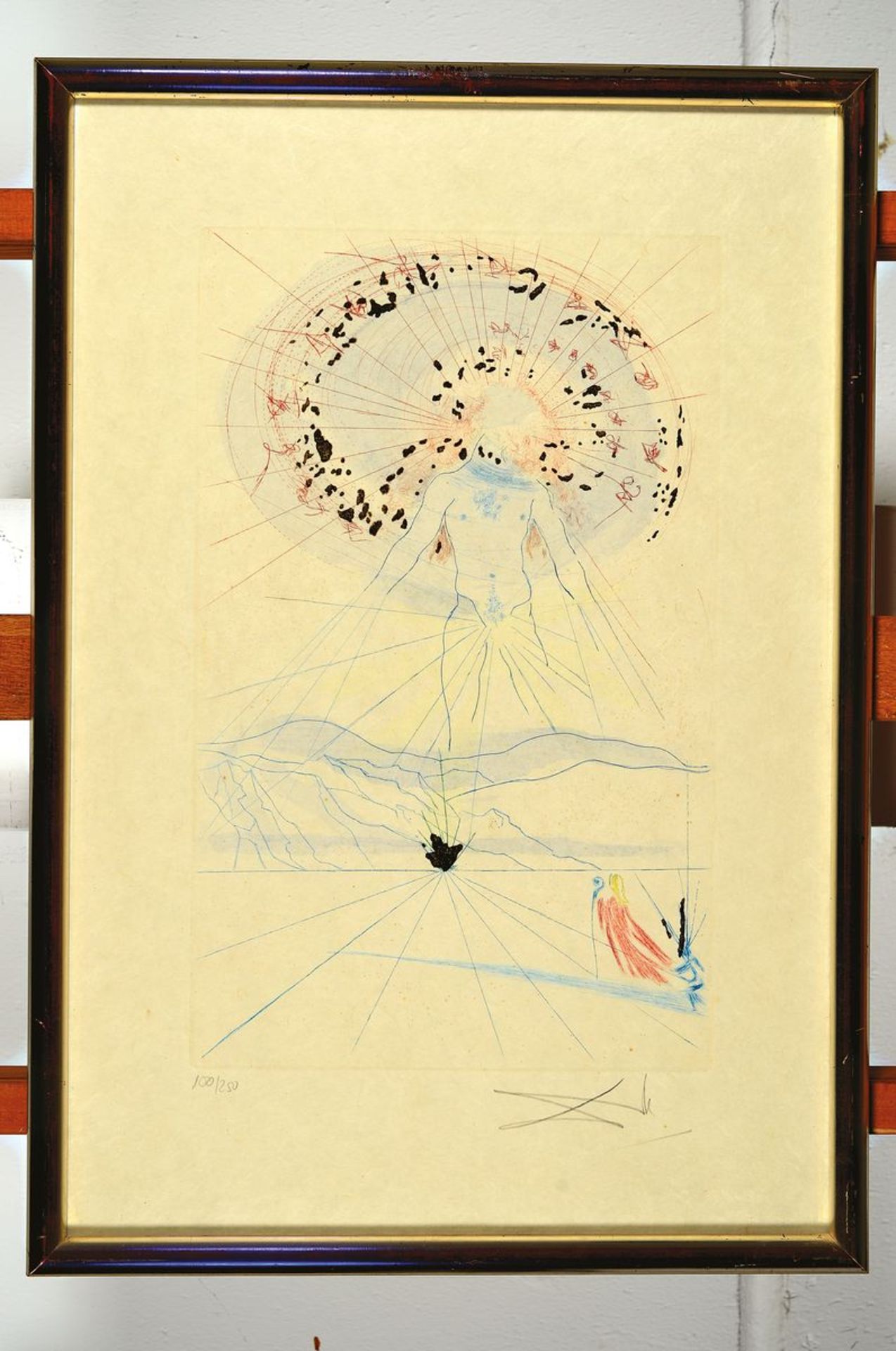 Salvador Dali, 1904-1989, Der Bräutigam hüpft über die - Image 3 of 3