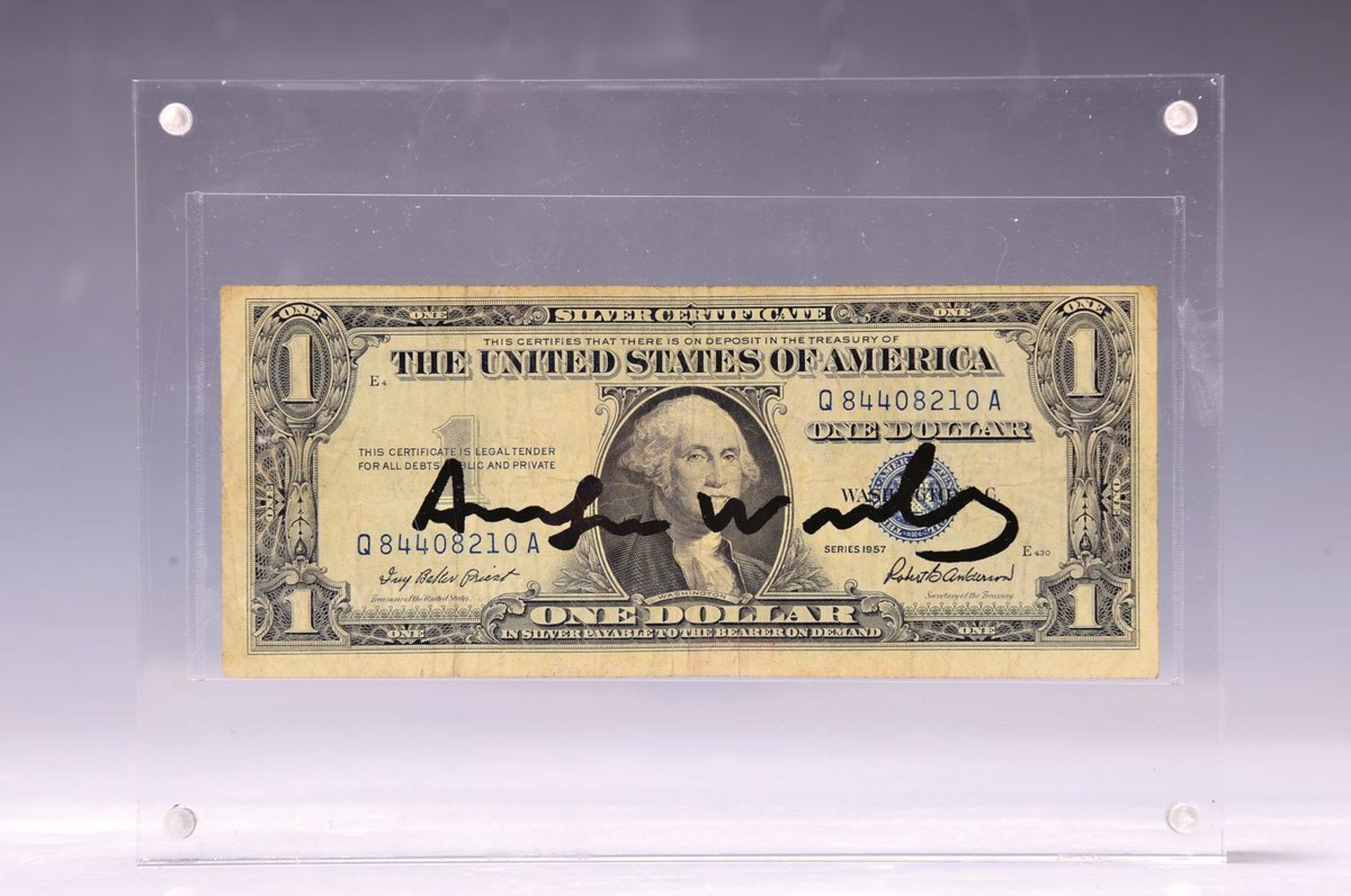 Andy Warhol, 1928-1987,  'One Washington Dollar', - Bild 2 aus 2