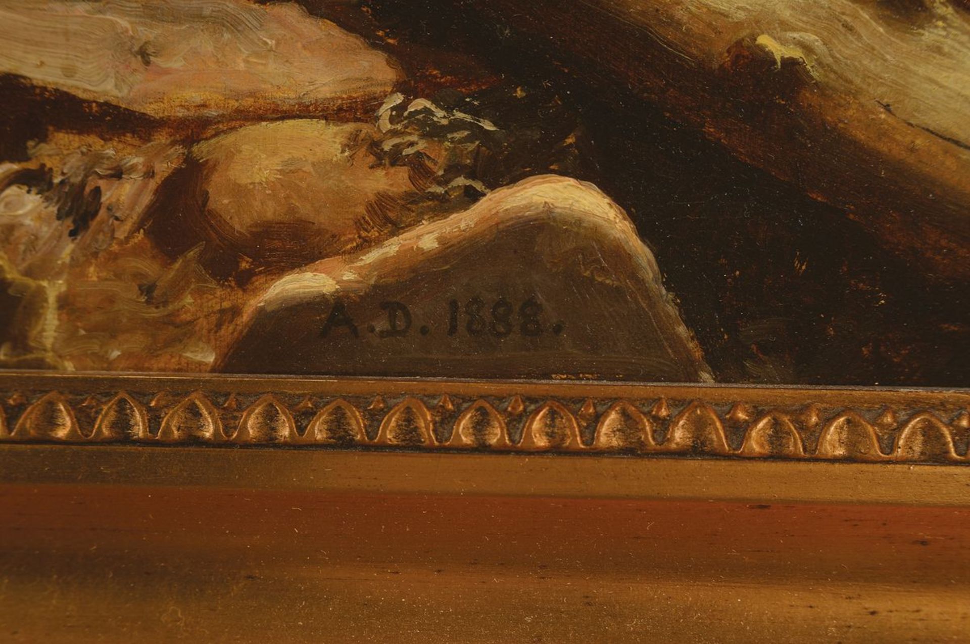 Anton Dorph, 1831 Horsens - 1914 Kopenhagen,  Studium an - Bild 2 aus 3
